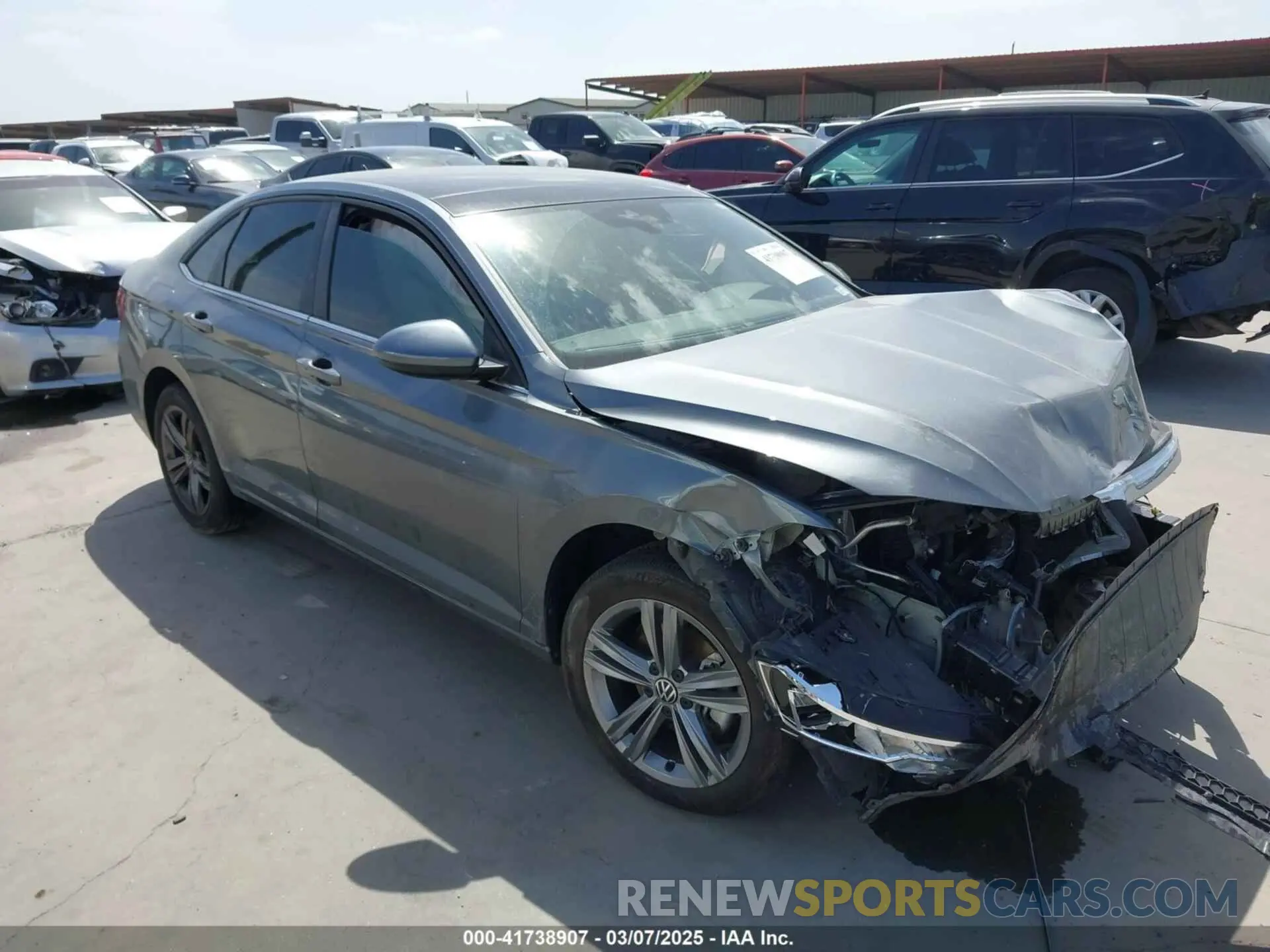 1 fotografías del automóvil dañado 3VW7M7BU1RM019109 VOLKSWAGEN JETTA 2024