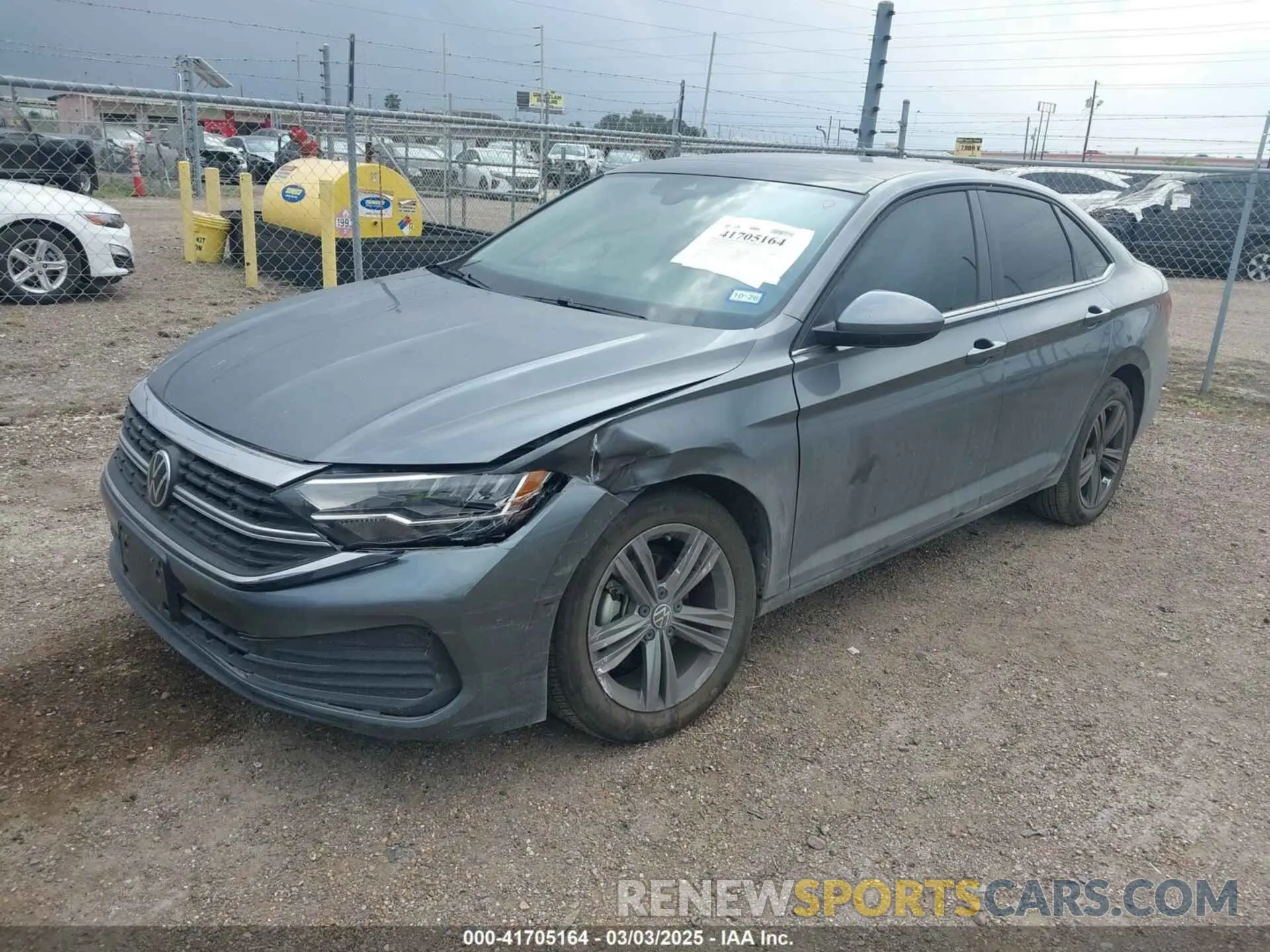 2 fotografías del automóvil dañado 3VW7M7BU1RM075258 VOLKSWAGEN JETTA 2024