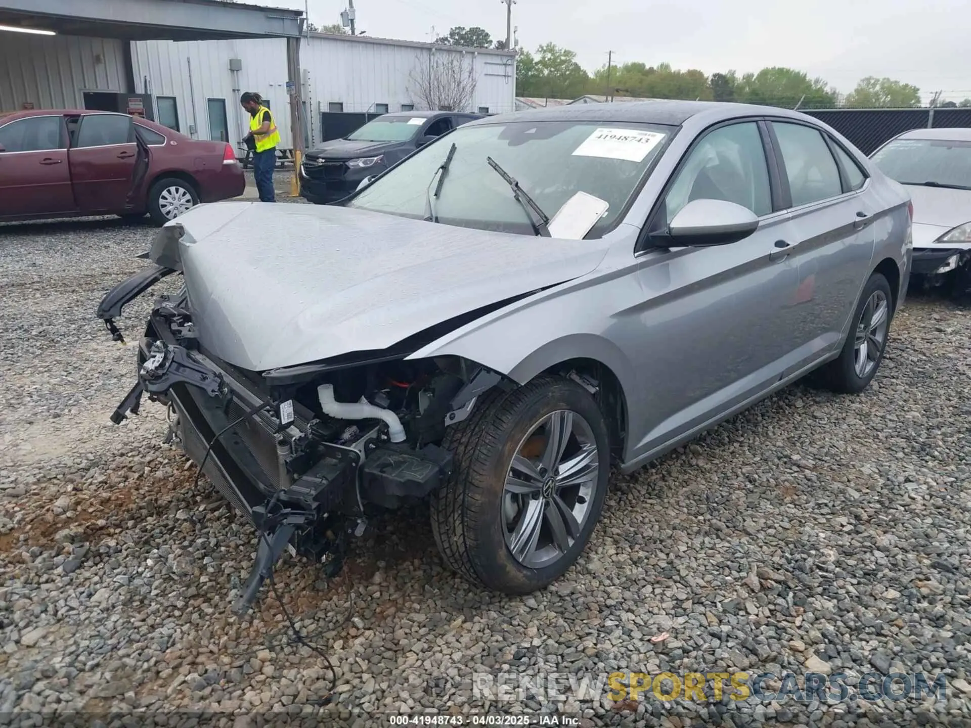 2 fotografías del automóvil dañado 3VW7M7BU3RM004661 VOLKSWAGEN JETTA 2024