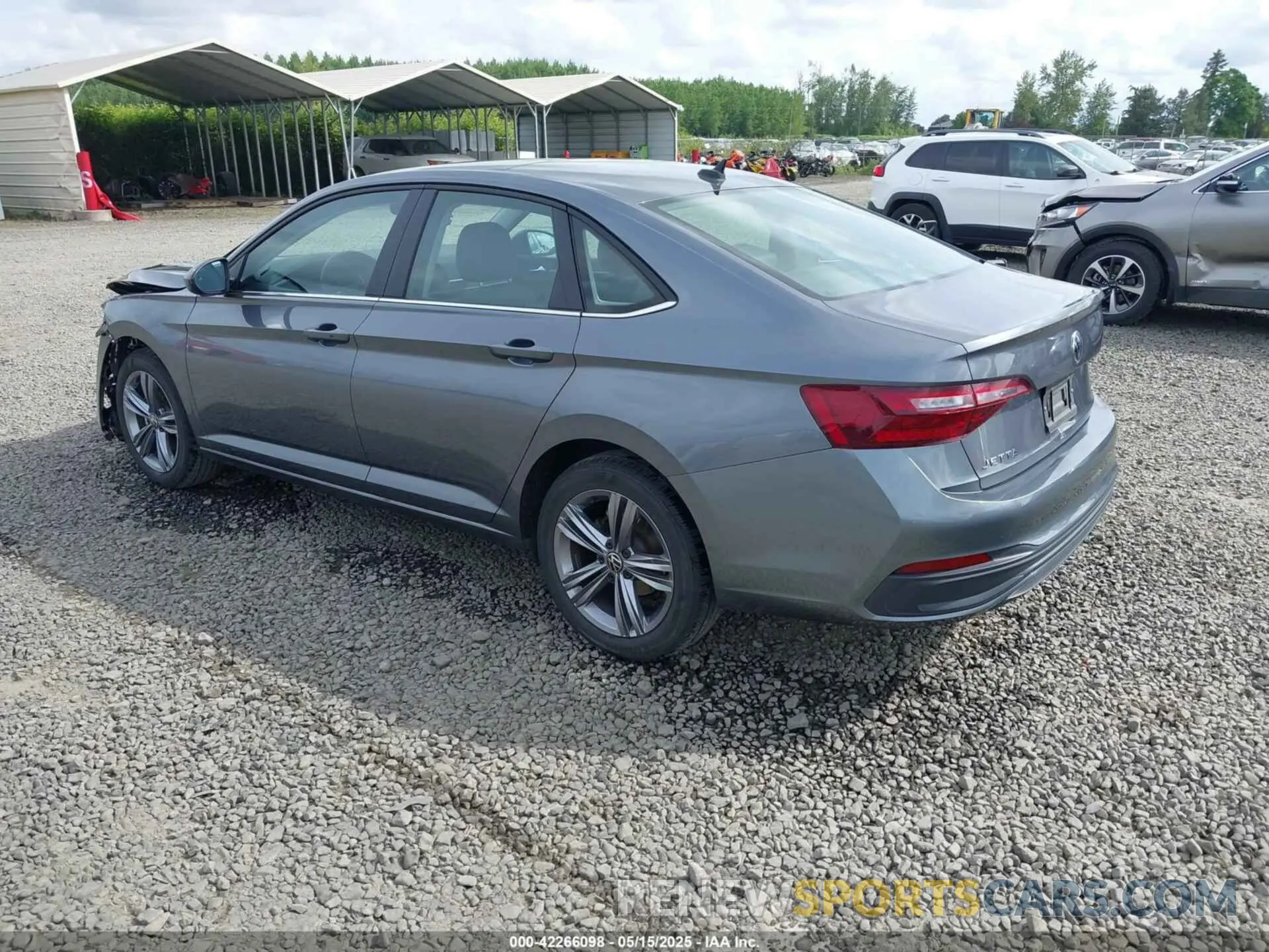 3 fotografías del automóvil dañado 3VW7M7BU4RM057045 VOLKSWAGEN JETTA 2024