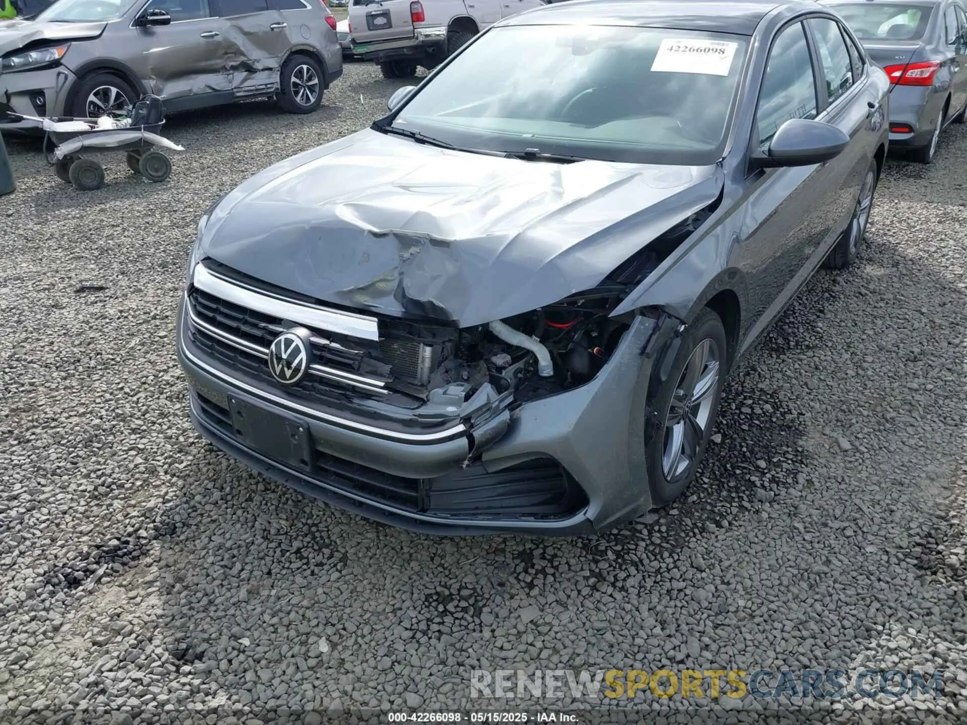 6 fotografías del automóvil dañado 3VW7M7BU4RM057045 VOLKSWAGEN JETTA 2024