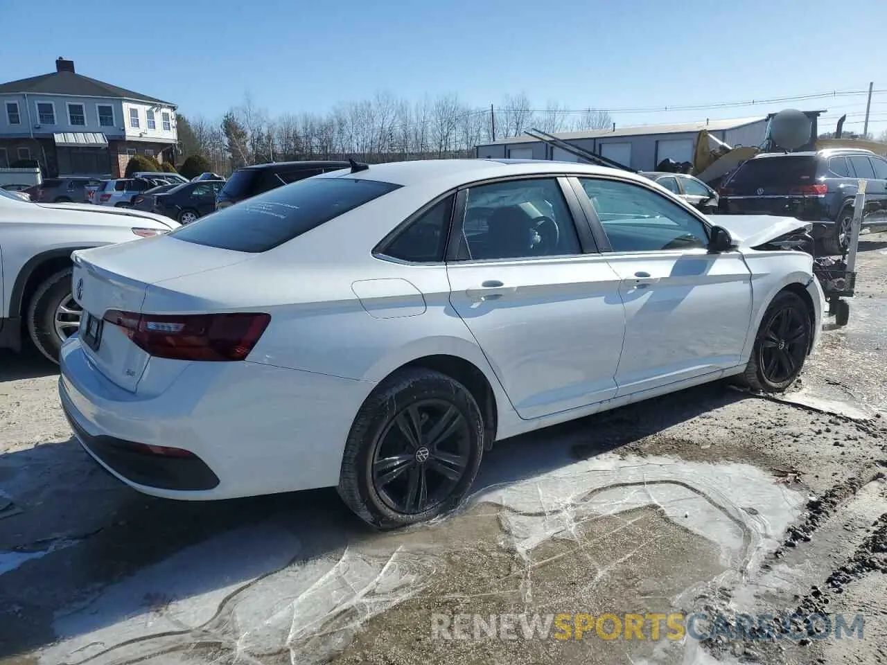 3 fotografías del automóvil dañado 3VW7M7BU4RM077733 VOLKSWAGEN JETTA 2024
