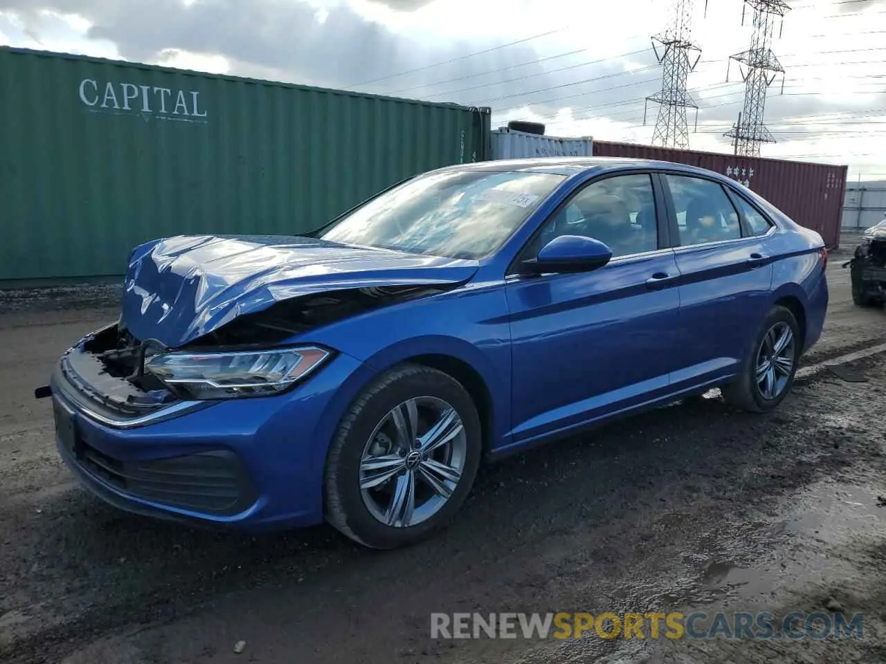 1 fotografías del automóvil dañado 3VW7M7BU5RM007545 VOLKSWAGEN JETTA 2024