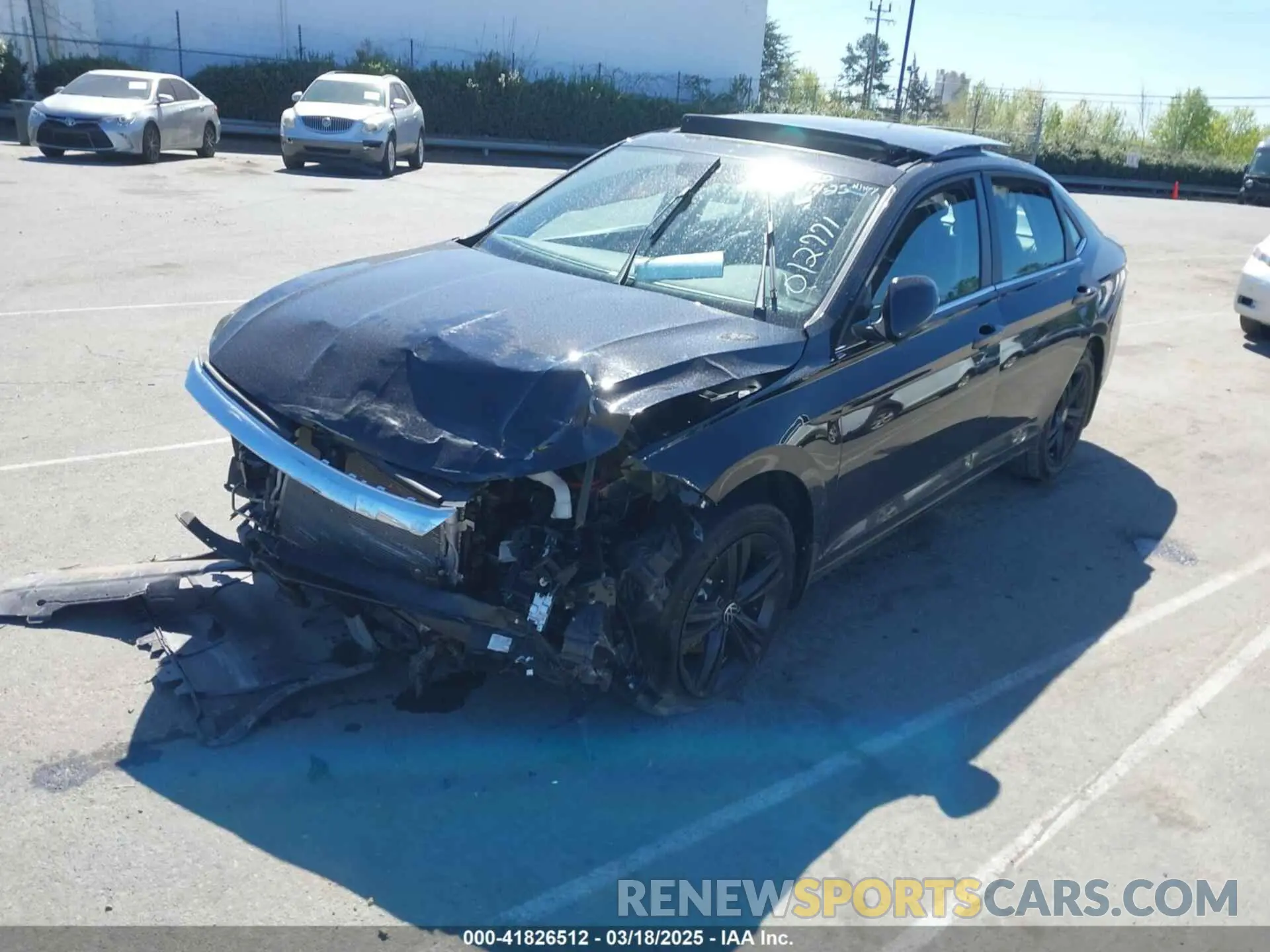 2 fotografías del automóvil dañado 3VW7M7BU6RM012771 VOLKSWAGEN JETTA 2024