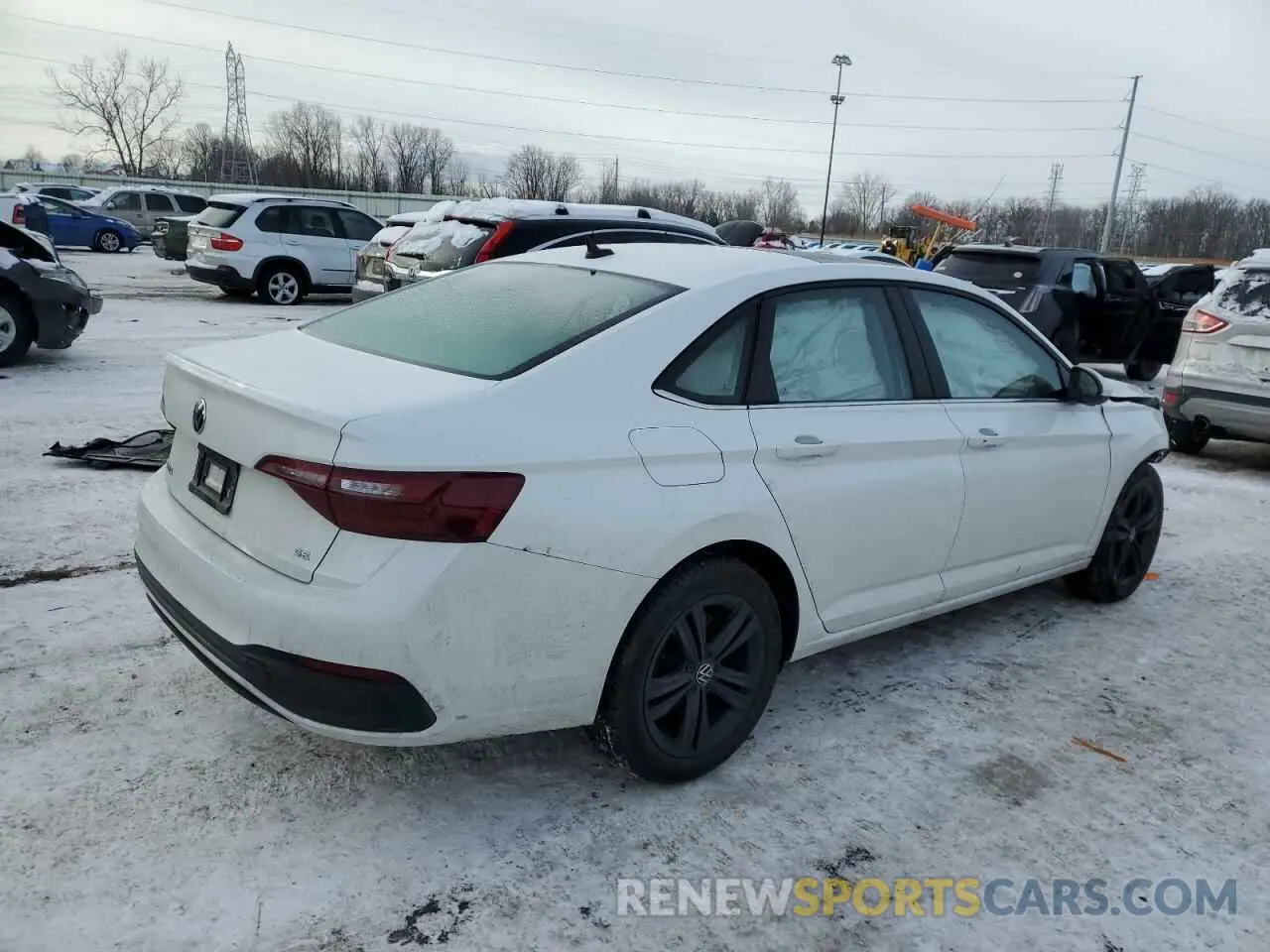 3 fotografías del automóvil dañado 3VW7M7BU6RM069049 VOLKSWAGEN JETTA 2024