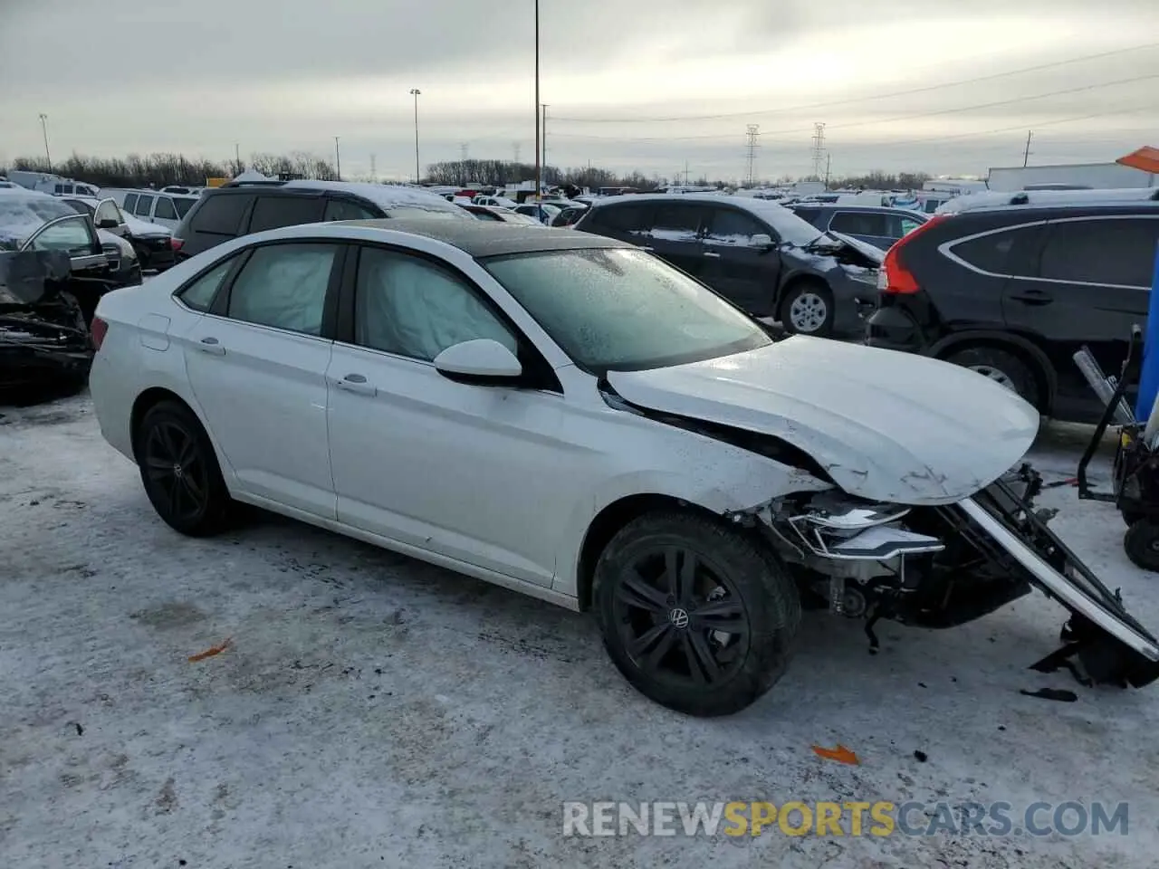 4 fotografías del automóvil dañado 3VW7M7BU6RM069049 VOLKSWAGEN JETTA 2024