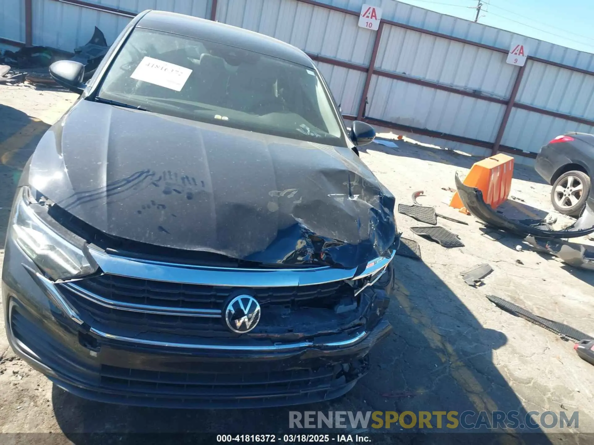 12 fotografías del automóvil dañado 3VW7M7BU7RM001519 VOLKSWAGEN JETTA 2024