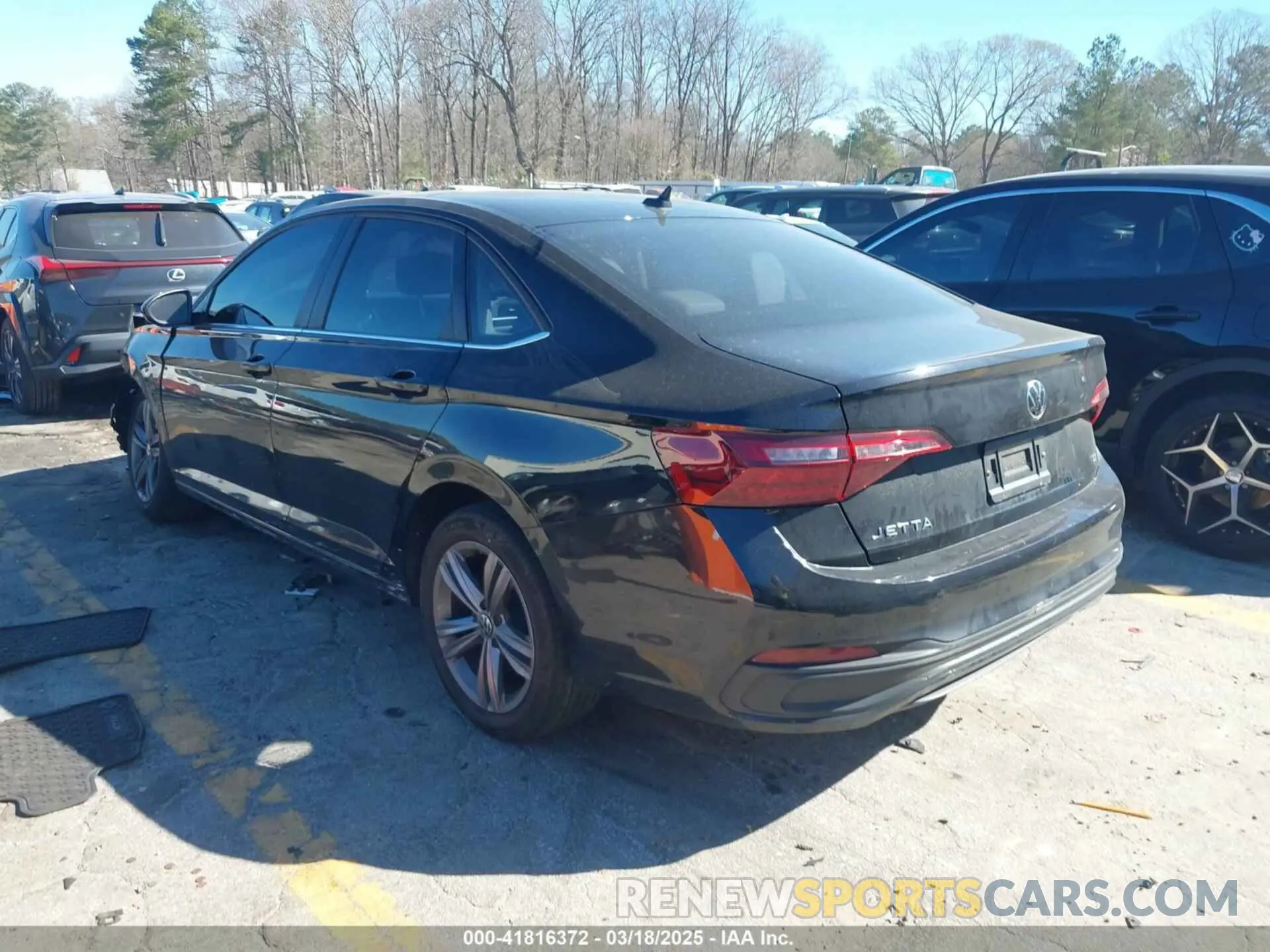 3 fotografías del automóvil dañado 3VW7M7BU7RM001519 VOLKSWAGEN JETTA 2024