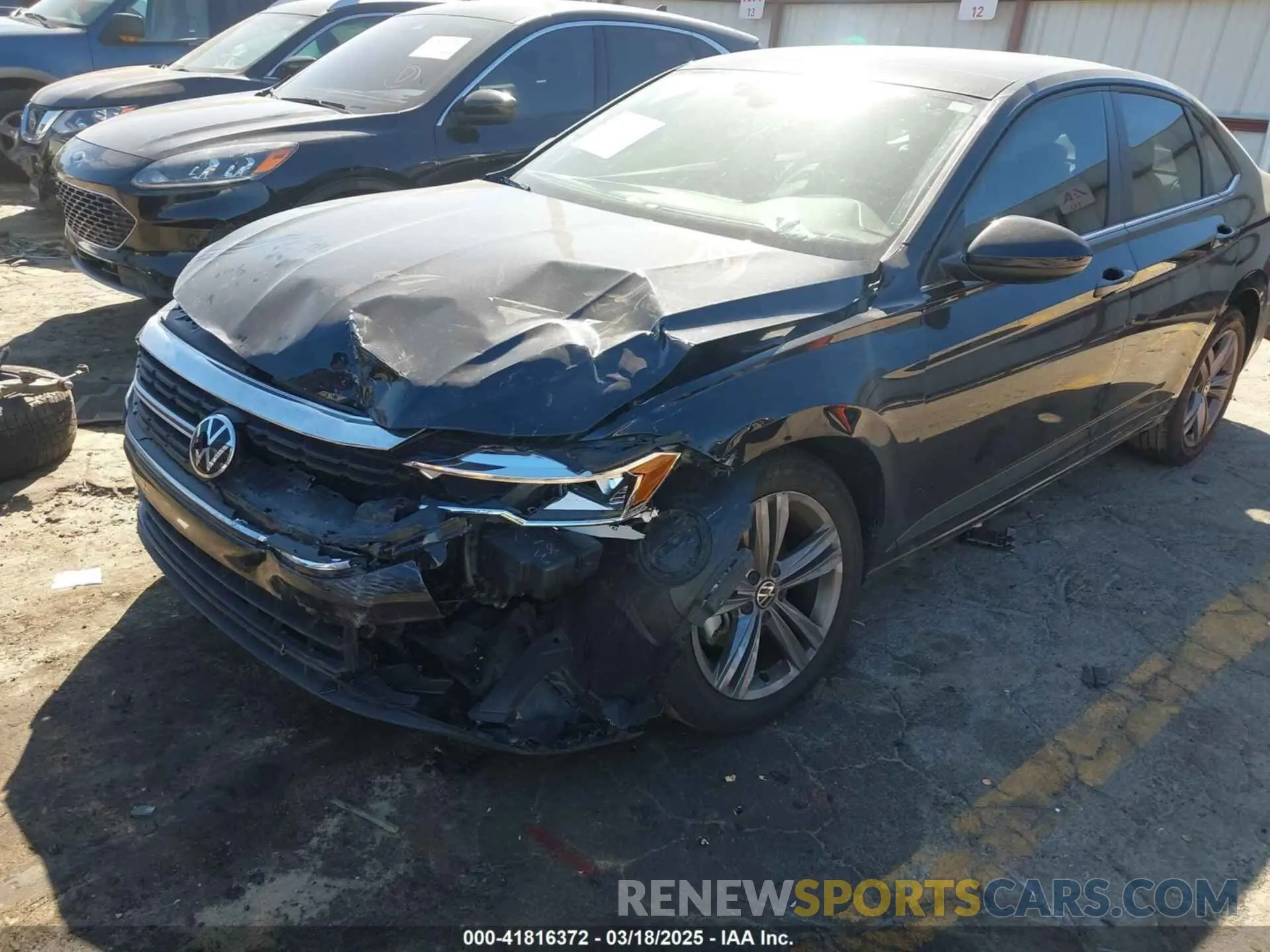 6 fotografías del automóvil dañado 3VW7M7BU7RM001519 VOLKSWAGEN JETTA 2024