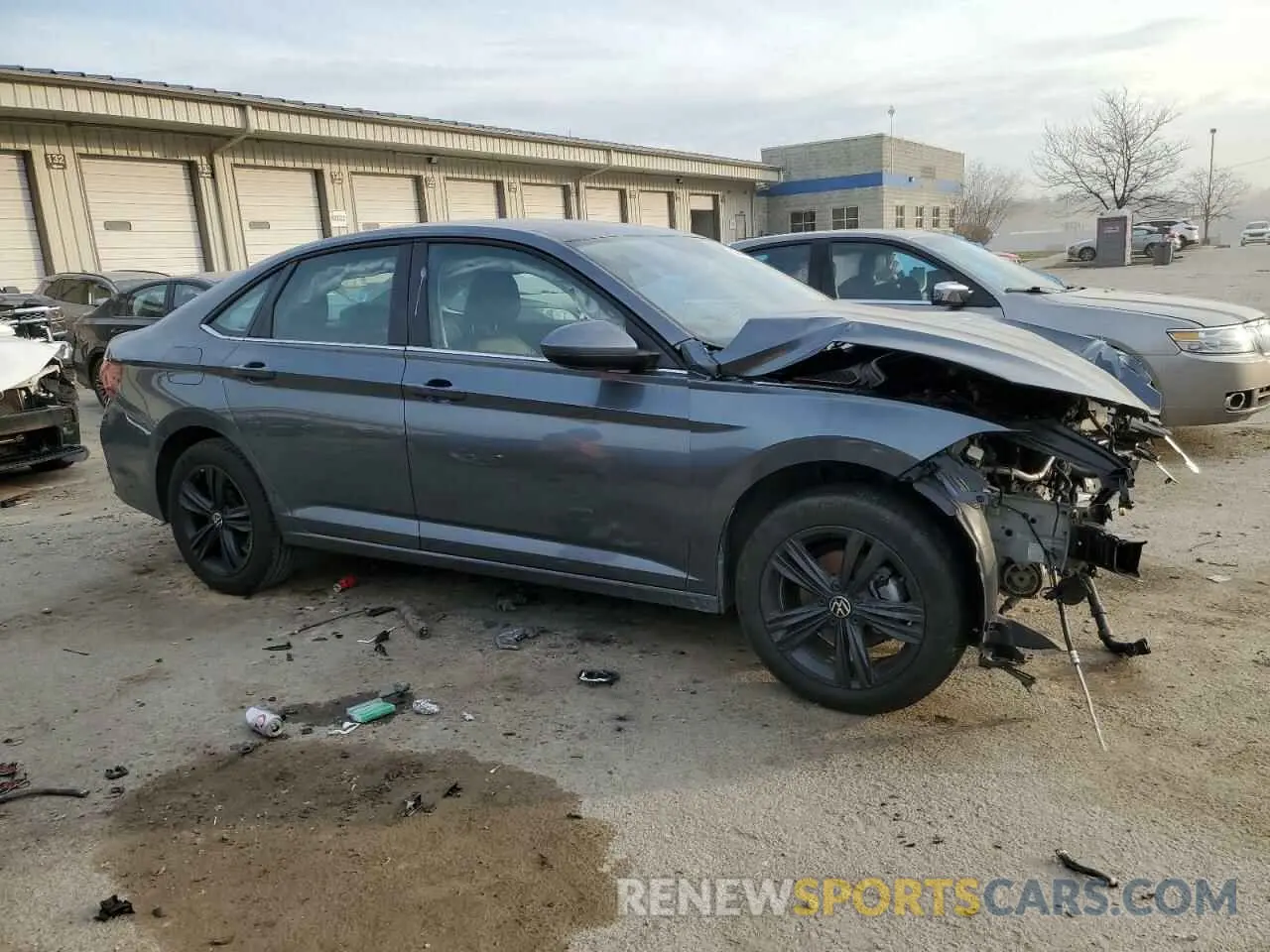 4 fotografías del automóvil dañado 3VW7M7BU7RM020488 VOLKSWAGEN JETTA 2024