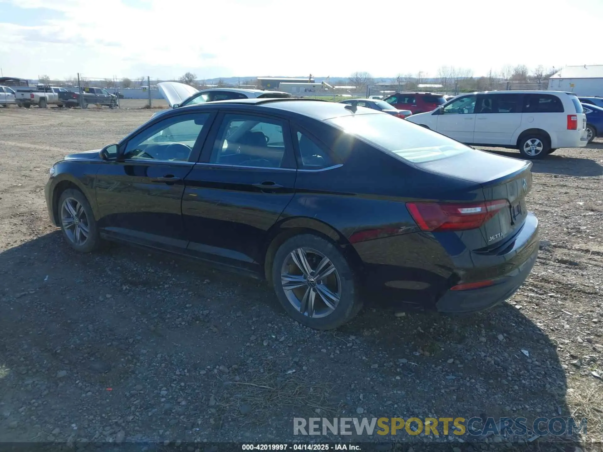 3 fotografías del automóvil dañado 3VW7M7BU7RM083591 VOLKSWAGEN JETTA 2024
