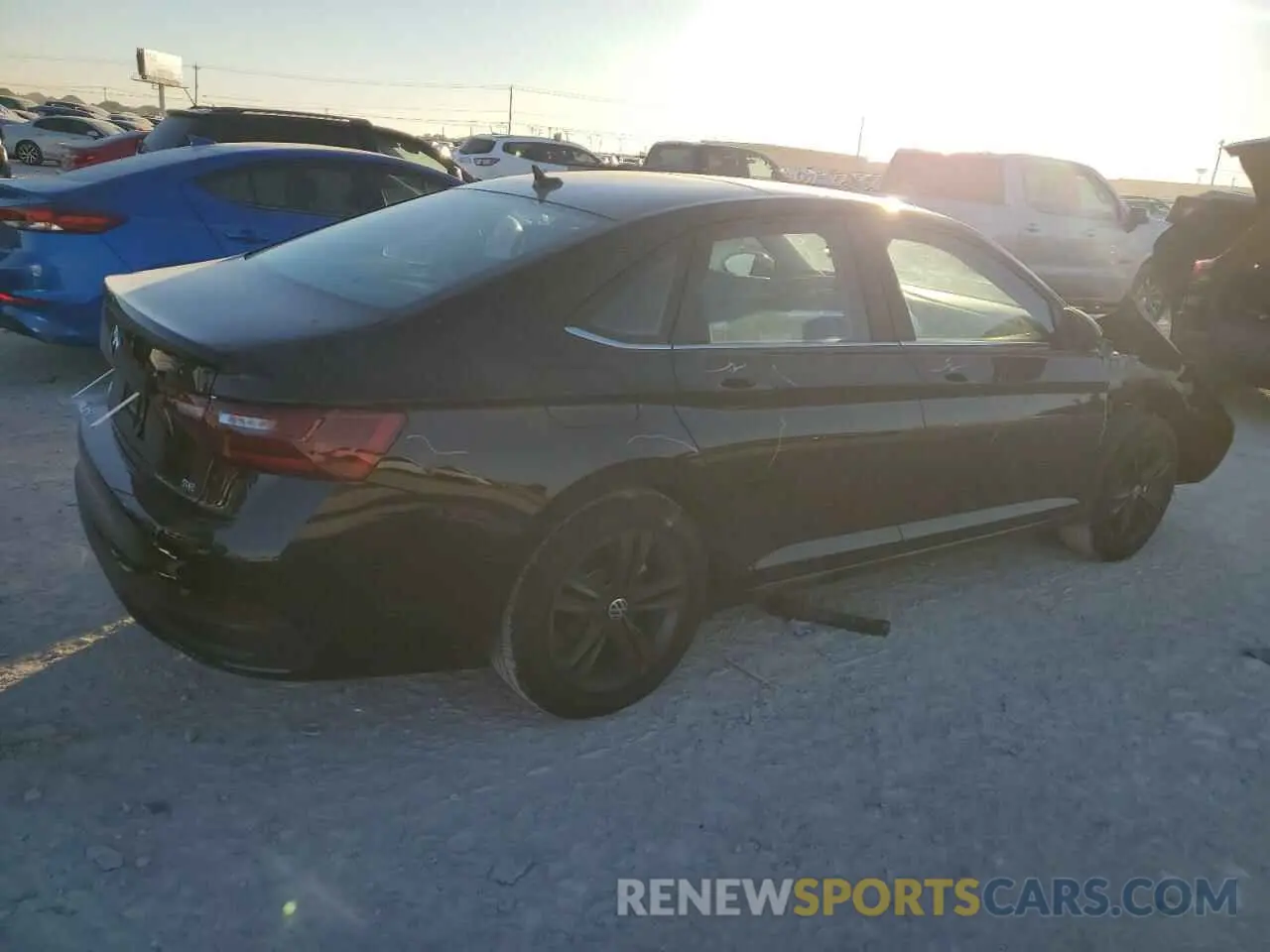 3 fotografías del automóvil dañado 3VW7M7BU7RM095658 VOLKSWAGEN JETTA 2024