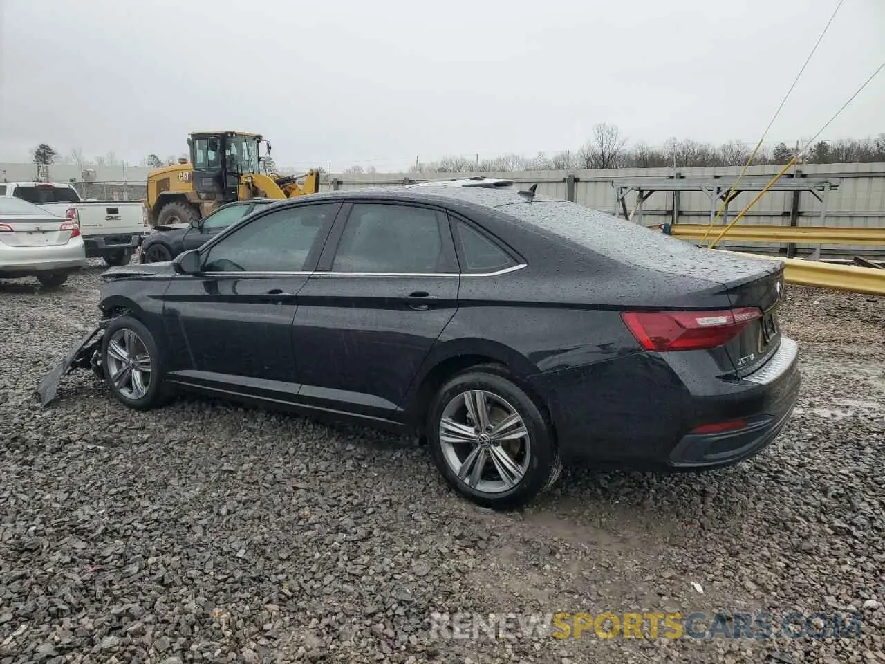 2 fotografías del automóvil dañado 3VW7M7BU7RM097734 VOLKSWAGEN JETTA 2024