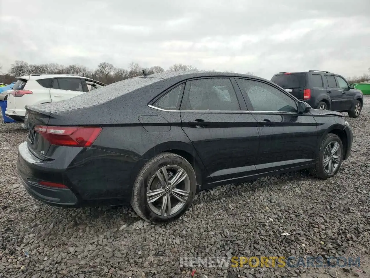 3 fotografías del automóvil dañado 3VW7M7BU7RM097734 VOLKSWAGEN JETTA 2024