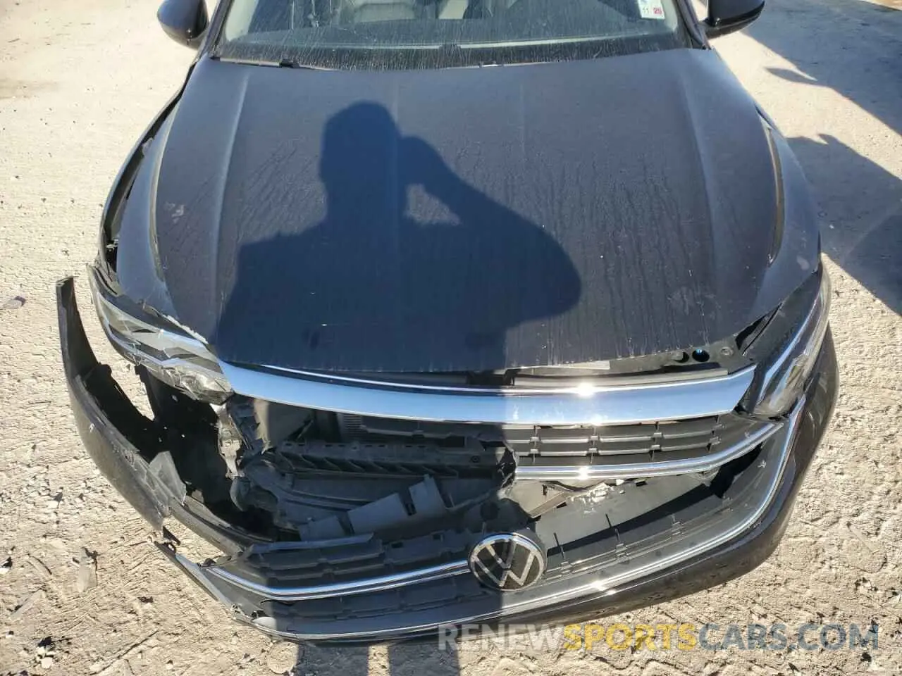 11 fotografías del automóvil dañado 3VW7M7BU8RM016434 VOLKSWAGEN JETTA 2024