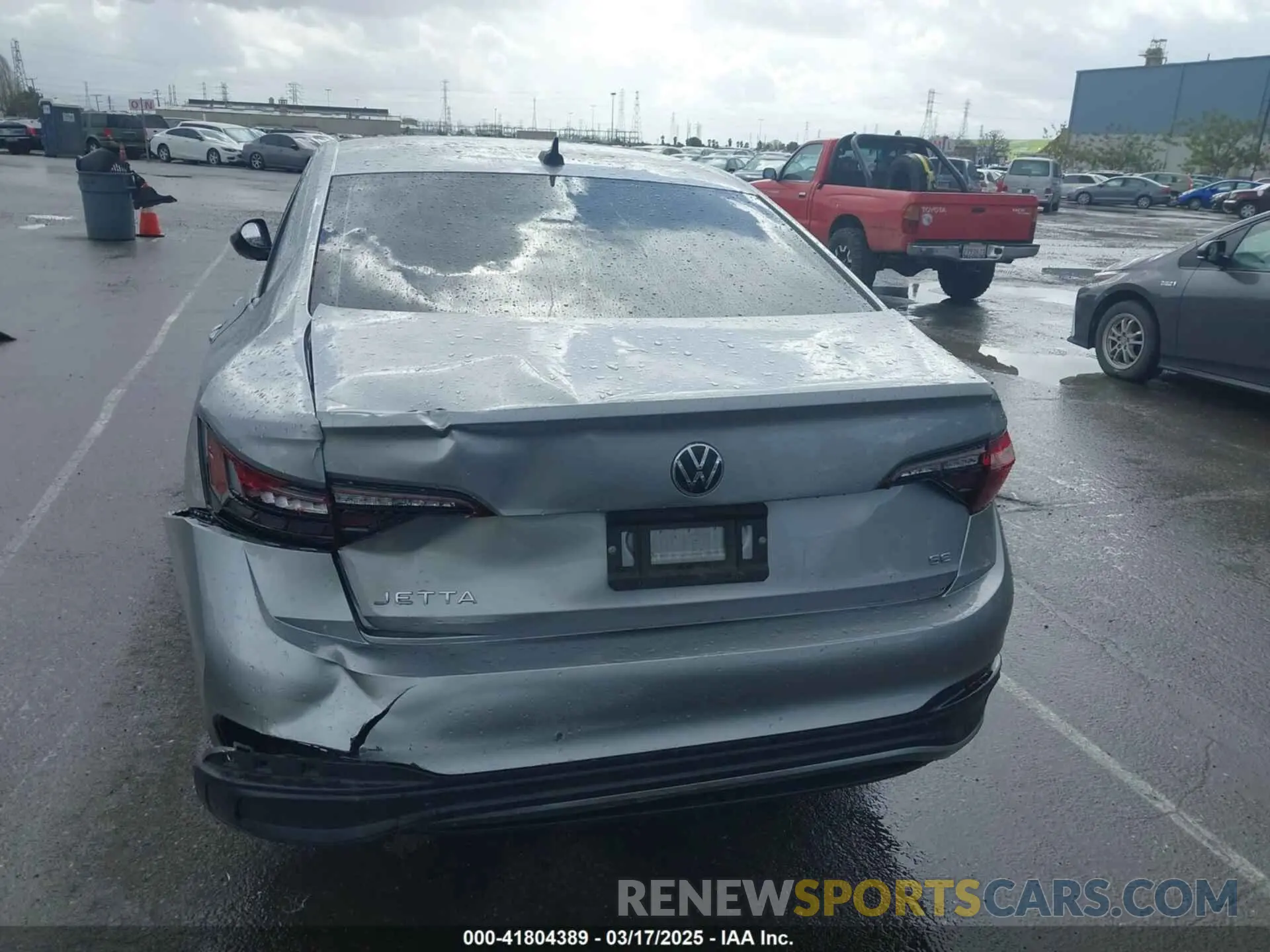 6 fotografías del automóvil dañado 3VW7M7BU8RM019513 VOLKSWAGEN JETTA 2024