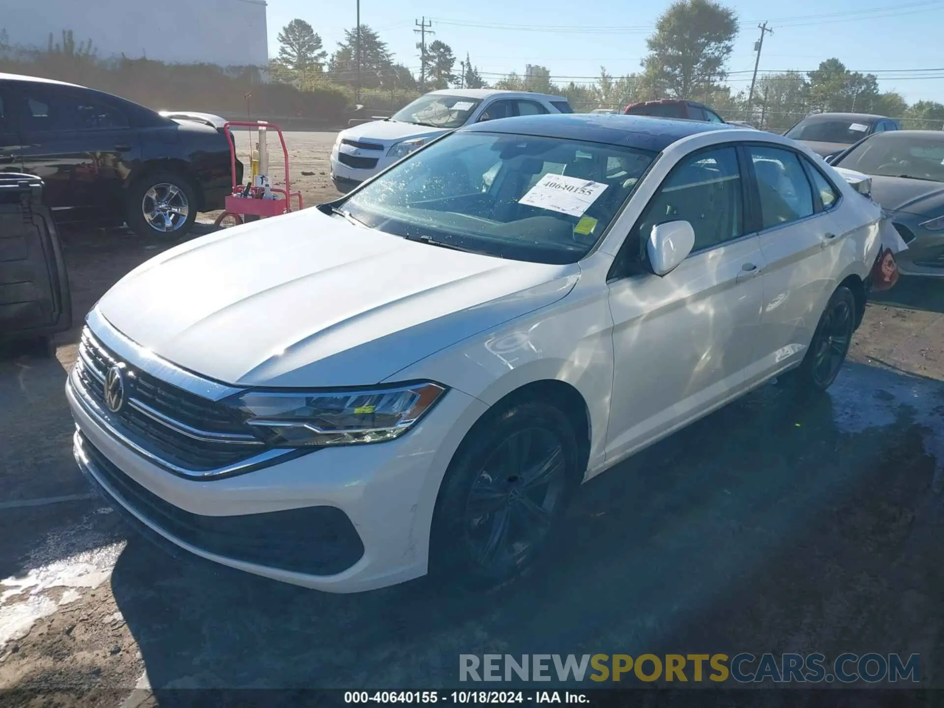 2 fotografías del automóvil dañado 3VW7M7BU9RM040435 VOLKSWAGEN JETTA 2024