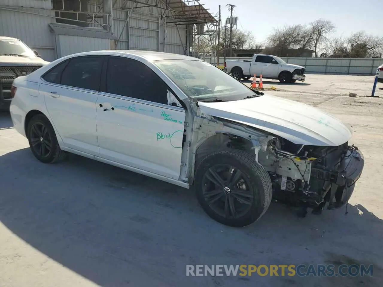 4 fotografías del automóvil dañado 3VW7M7BUXRM056384 VOLKSWAGEN JETTA 2024