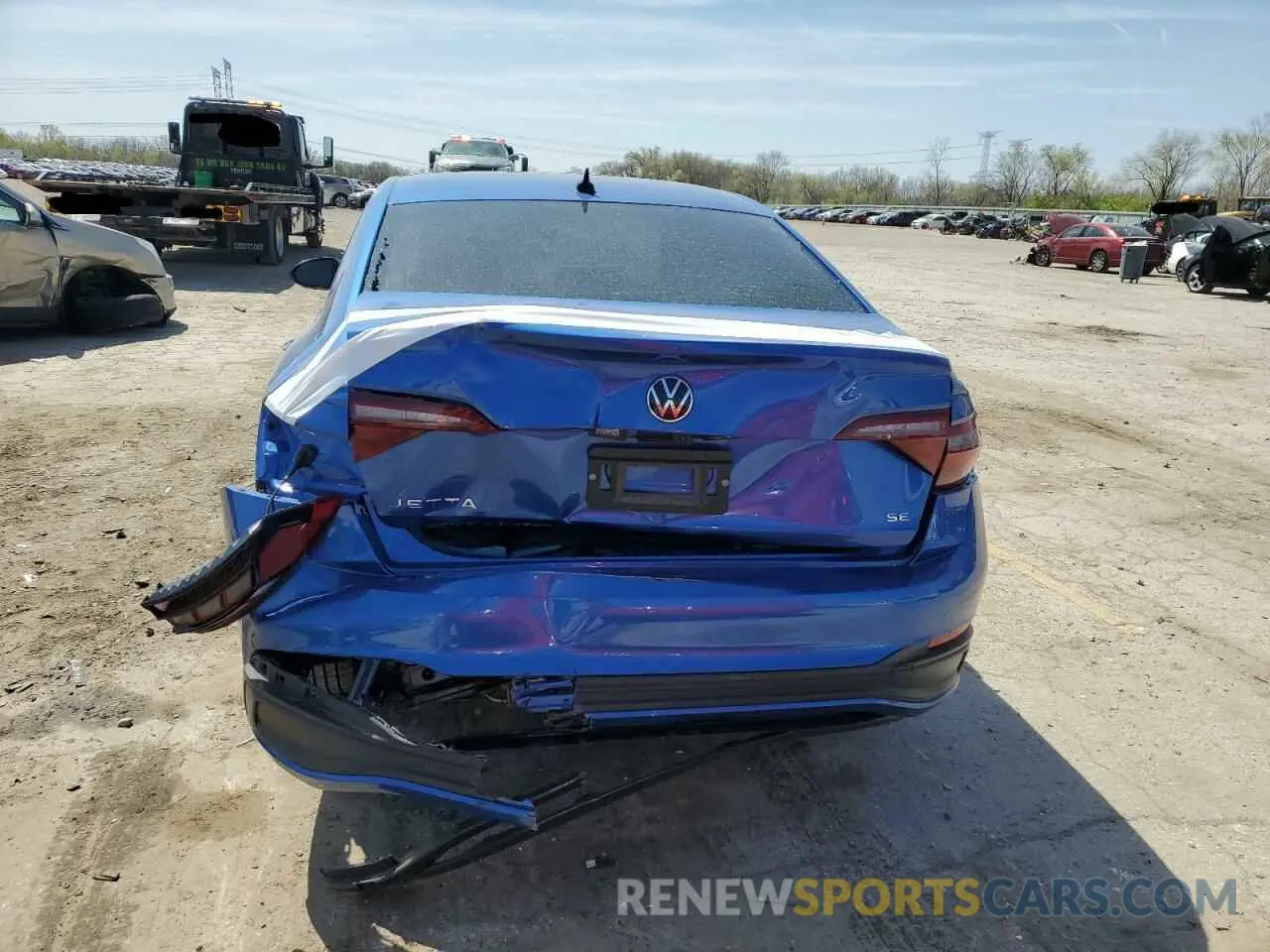 6 fotografías del automóvil dañado 3VW7M7BUXRM090907 VOLKSWAGEN JETTA 2024