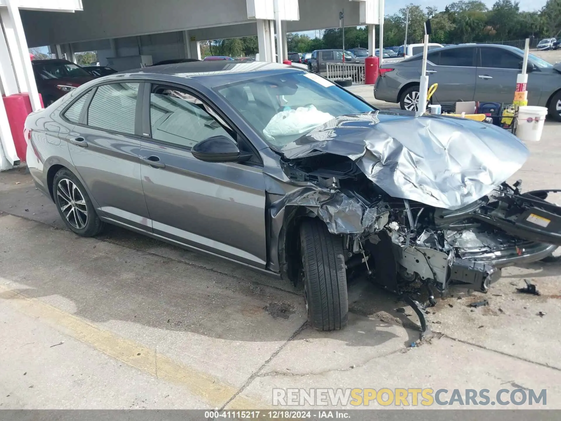 1 fotografías del automóvil dañado 3VWAM7BU0RM056206 VOLKSWAGEN JETTA 2024