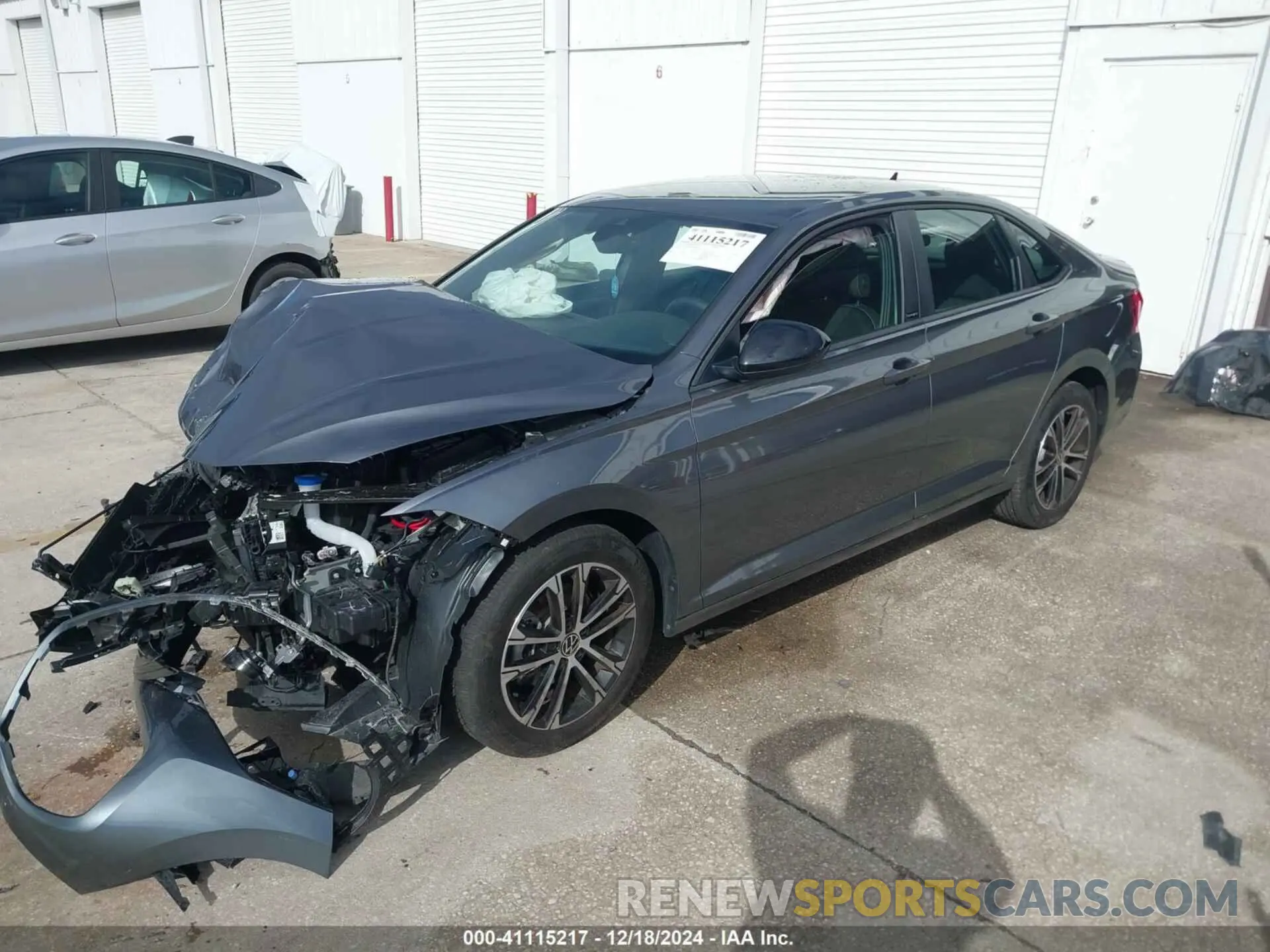 2 fotografías del automóvil dañado 3VWAM7BU0RM056206 VOLKSWAGEN JETTA 2024