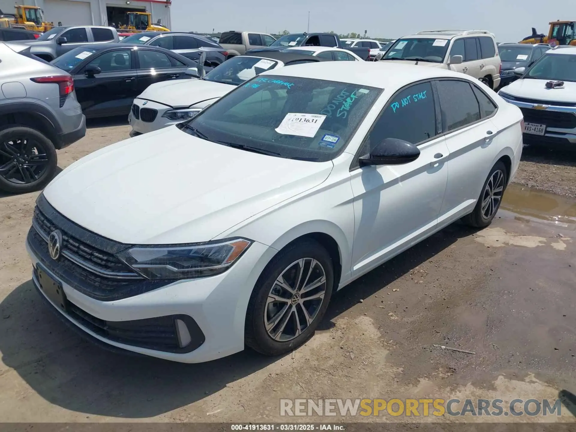 2 fotografías del automóvil dañado 3VWAM7BU5RM052491 VOLKSWAGEN JETTA 2024