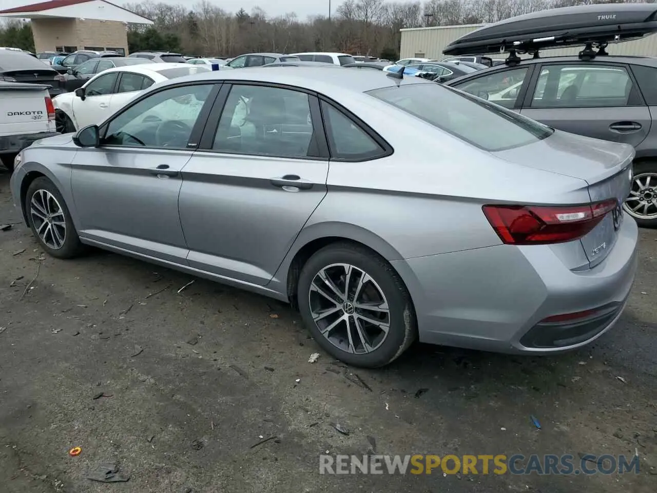 2 fotografías del automóvil dañado 3VWAM7BU6RM028443 VOLKSWAGEN JETTA 2024