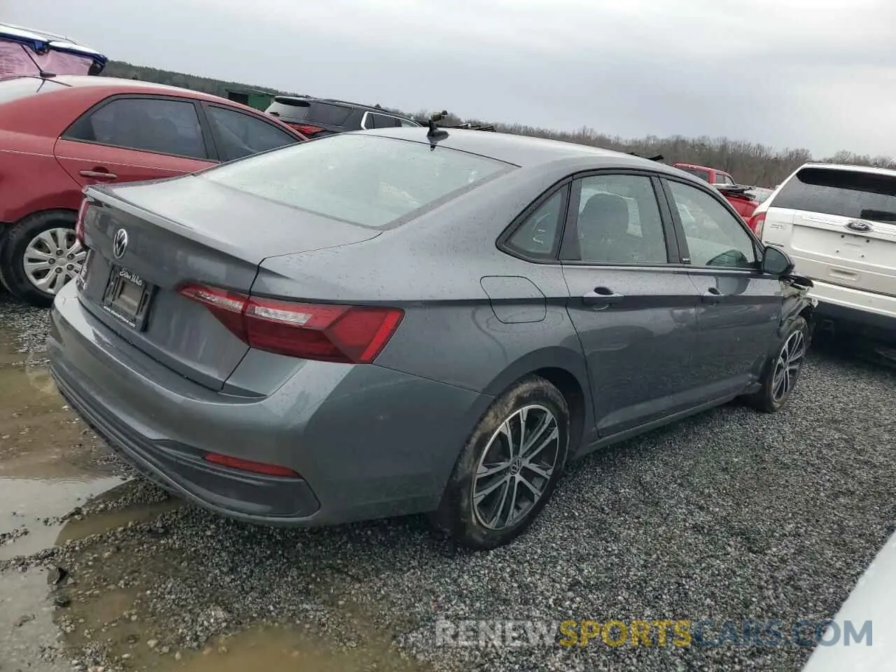 3 fotografías del automóvil dañado 3VWBM7BU0RM044626 VOLKSWAGEN JETTA 2024