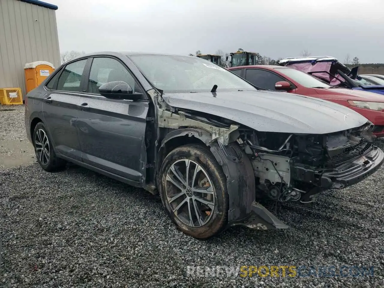4 fotografías del automóvil dañado 3VWBM7BU0RM044626 VOLKSWAGEN JETTA 2024