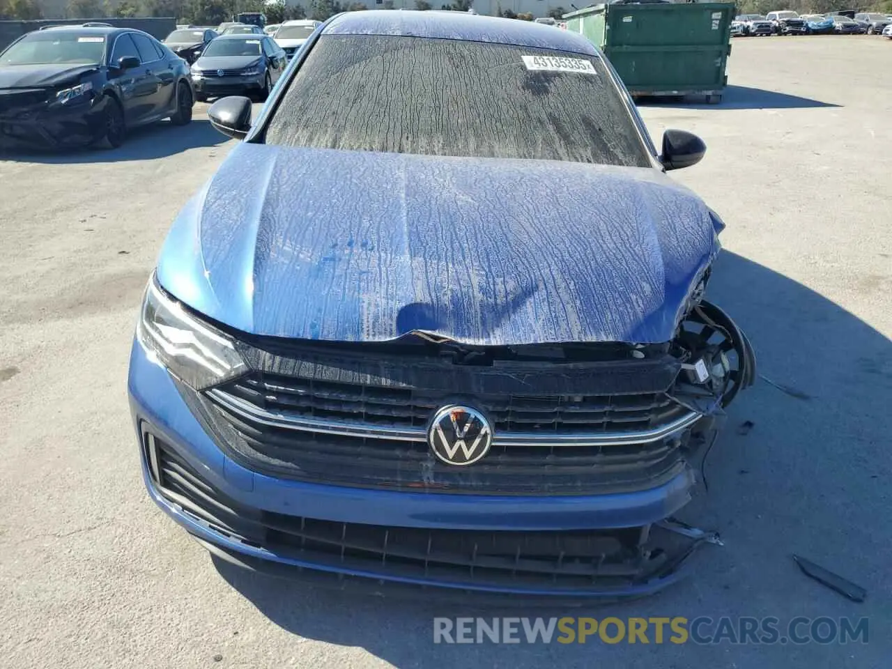 5 fotografías del automóvil dañado 3VWBM7BU0RM075567 VOLKSWAGEN JETTA 2024