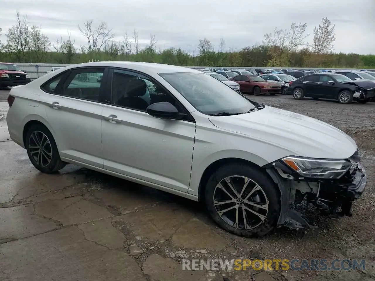 4 fotografías del automóvil dañado 3VWBM7BU4RM042345 VOLKSWAGEN JETTA 2024