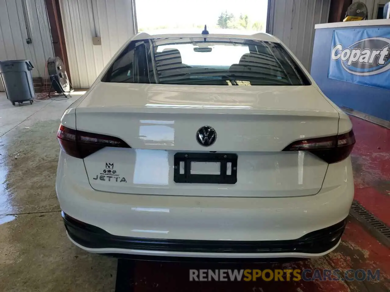 6 fotografías del automóvil dañado 3VWBM7BU4RM042345 VOLKSWAGEN JETTA 2024