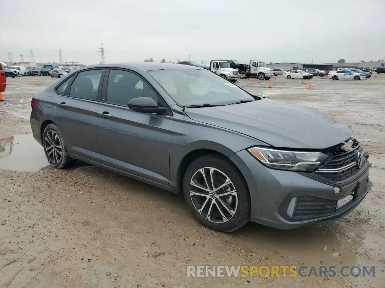 4 fotografías del automóvil dañado 3VWBM7BU5RM036666 VOLKSWAGEN JETTA 2024
