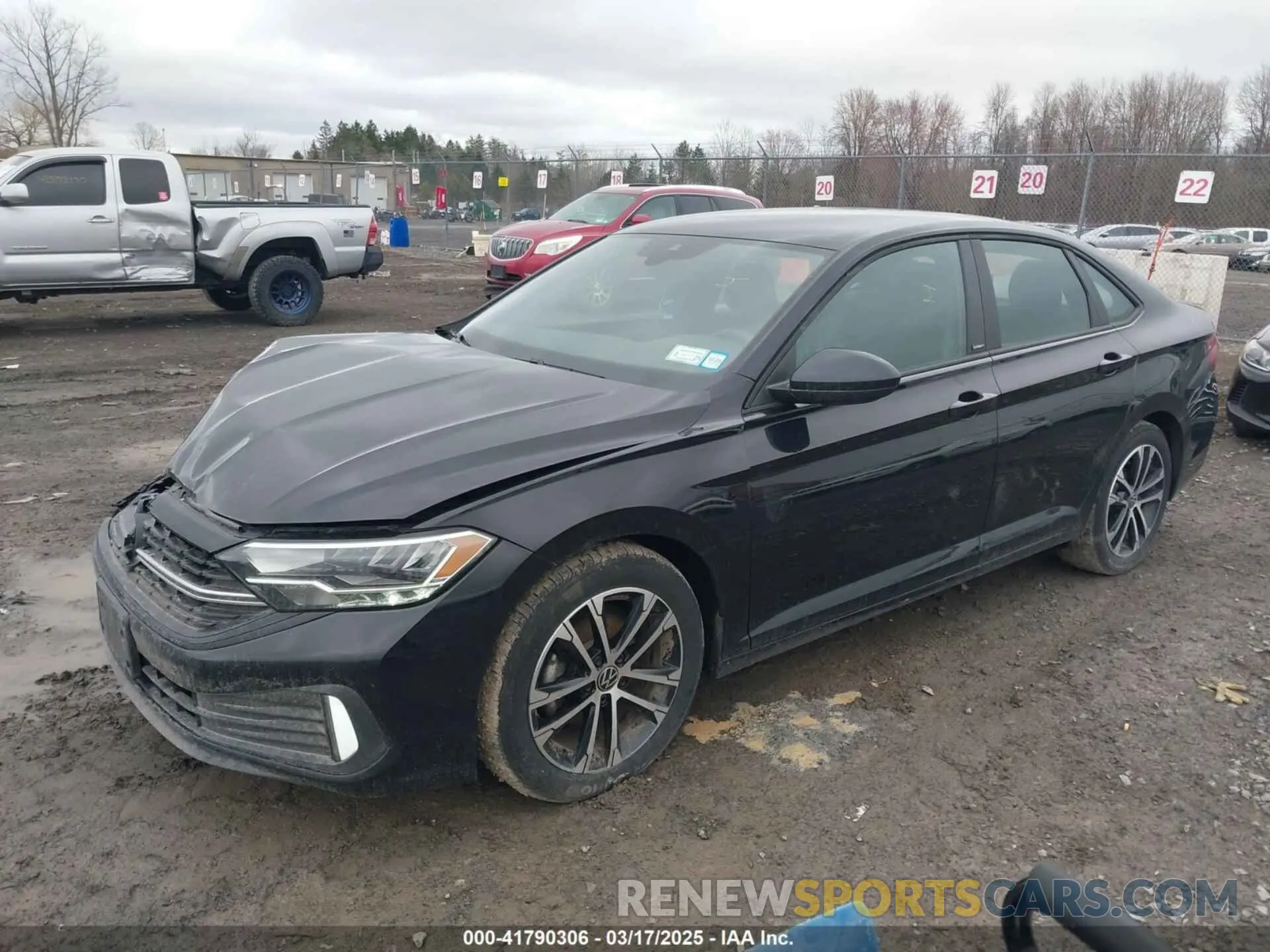 2 fotografías del automóvil dañado 3VWBM7BU6RM043738 VOLKSWAGEN JETTA 2024