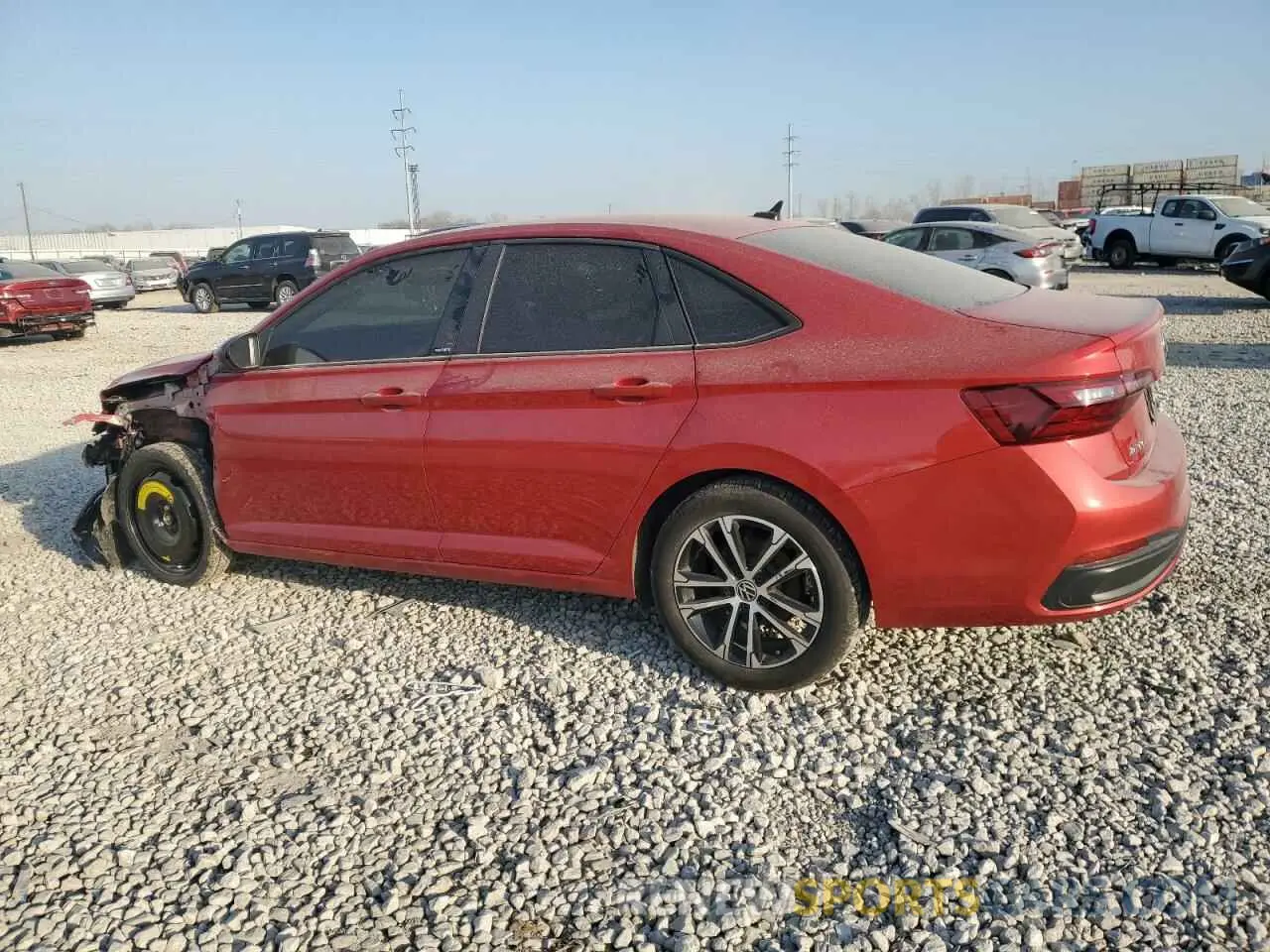 2 fotografías del automóvil dañado 3VWBM7BU7RM006830 VOLKSWAGEN JETTA 2024