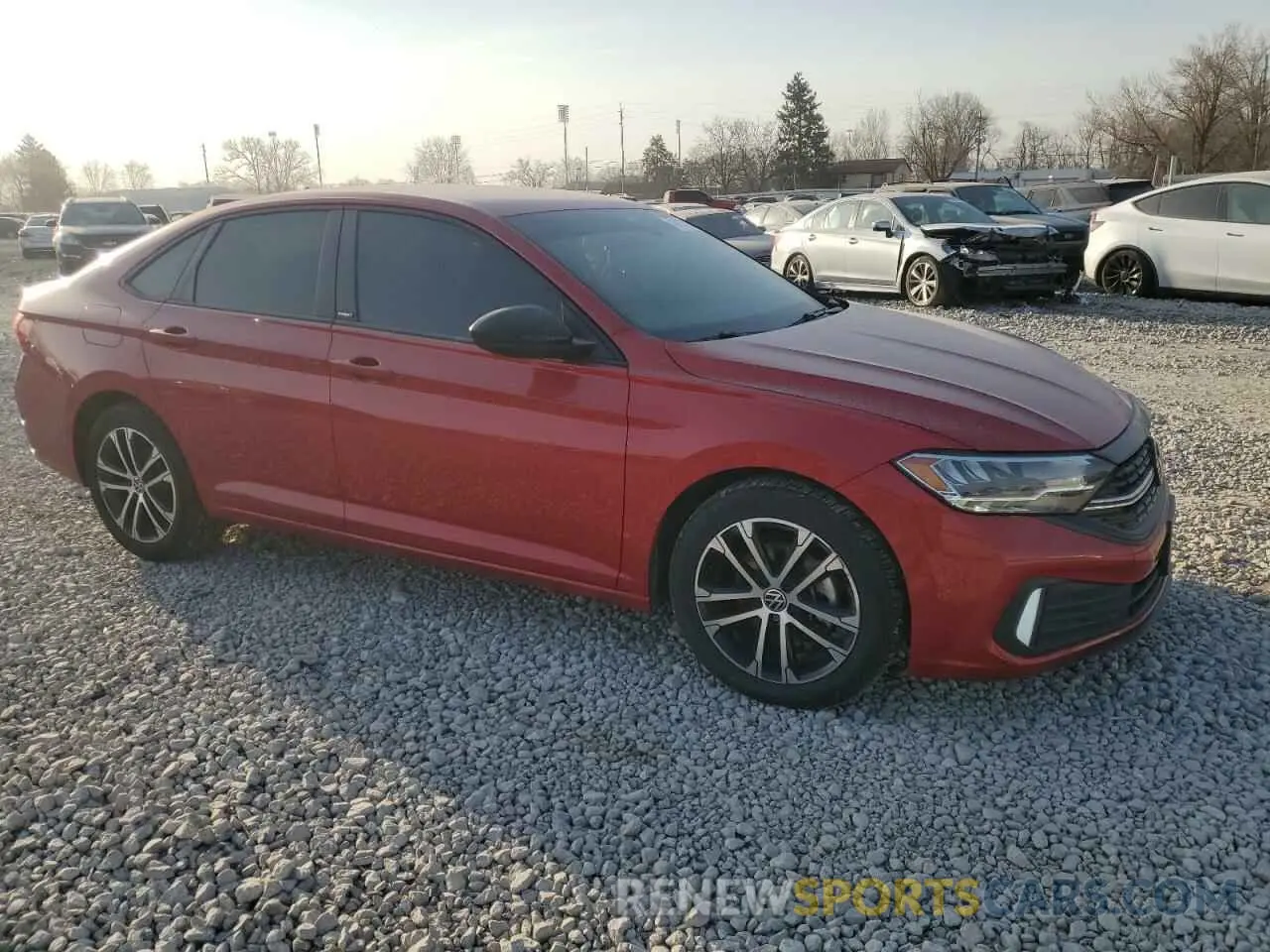 4 fotografías del automóvil dañado 3VWBM7BU7RM006830 VOLKSWAGEN JETTA 2024