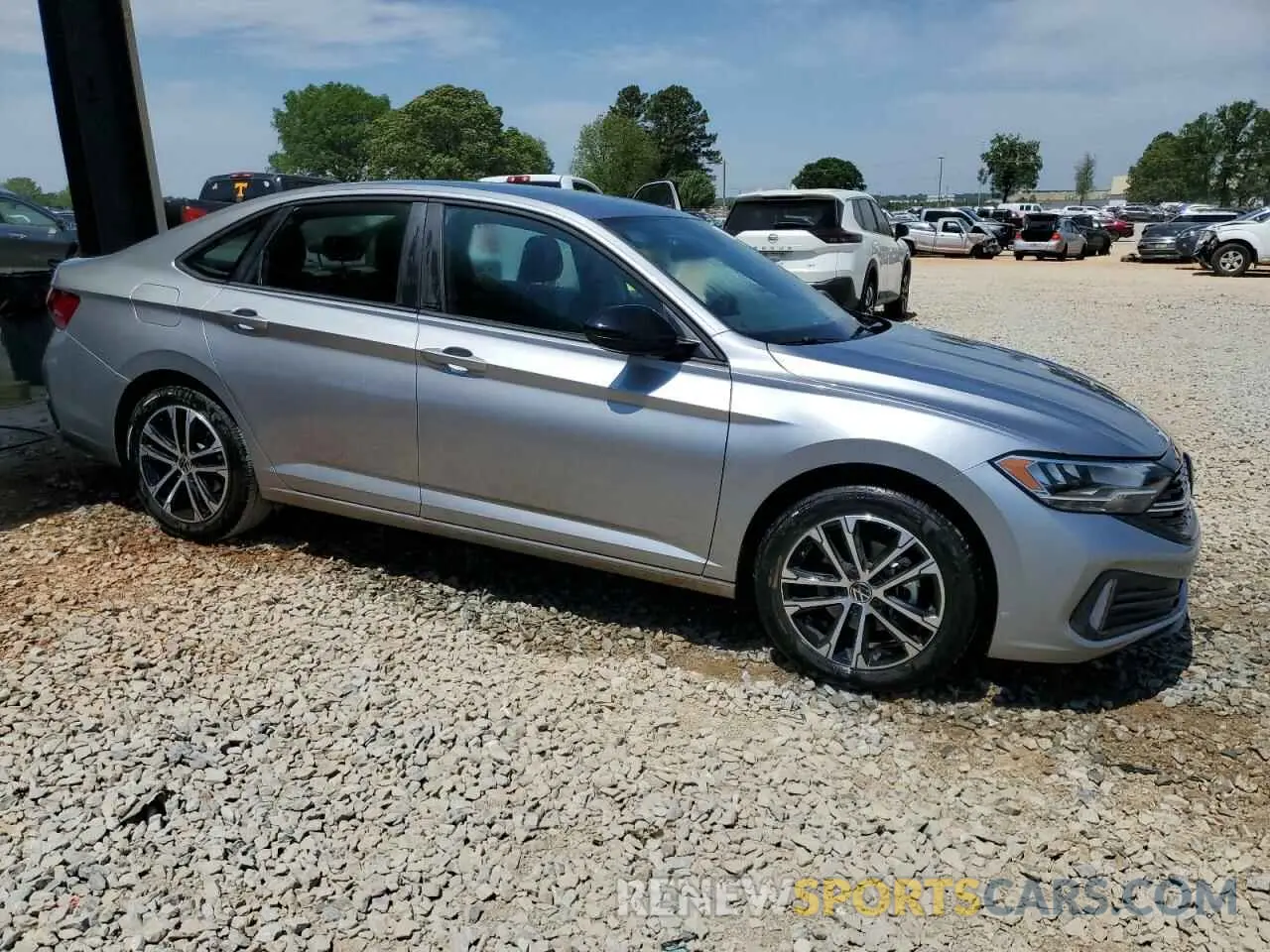 4 fotografías del automóvil dañado 3VWBM7BU7RM083875 VOLKSWAGEN JETTA 2024