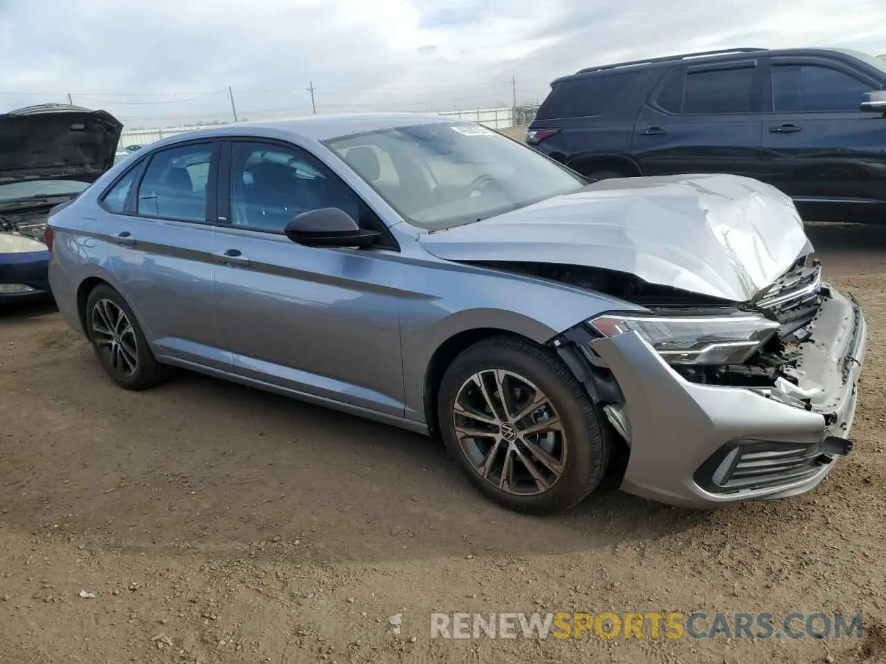 4 fotografías del automóvil dañado 3VWBM7BU9RM007994 VOLKSWAGEN JETTA 2024