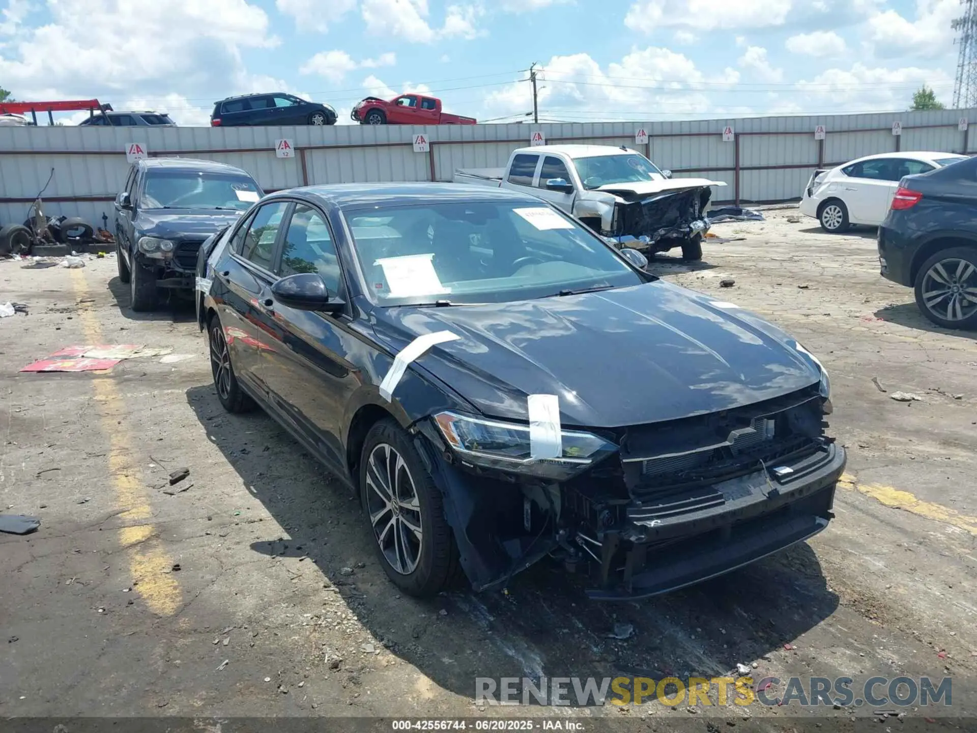 1 fotografías del automóvil dañado 3VWBM7BUXRM090044 VOLKSWAGEN JETTA 2024