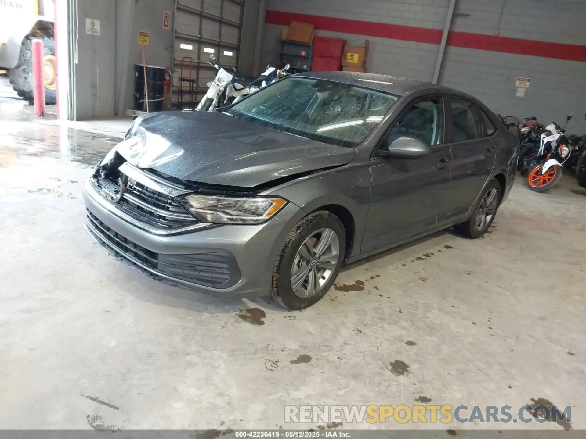 2 fotografías del automóvil dañado 3VWEM7BU1RM074196 VOLKSWAGEN JETTA 2024
