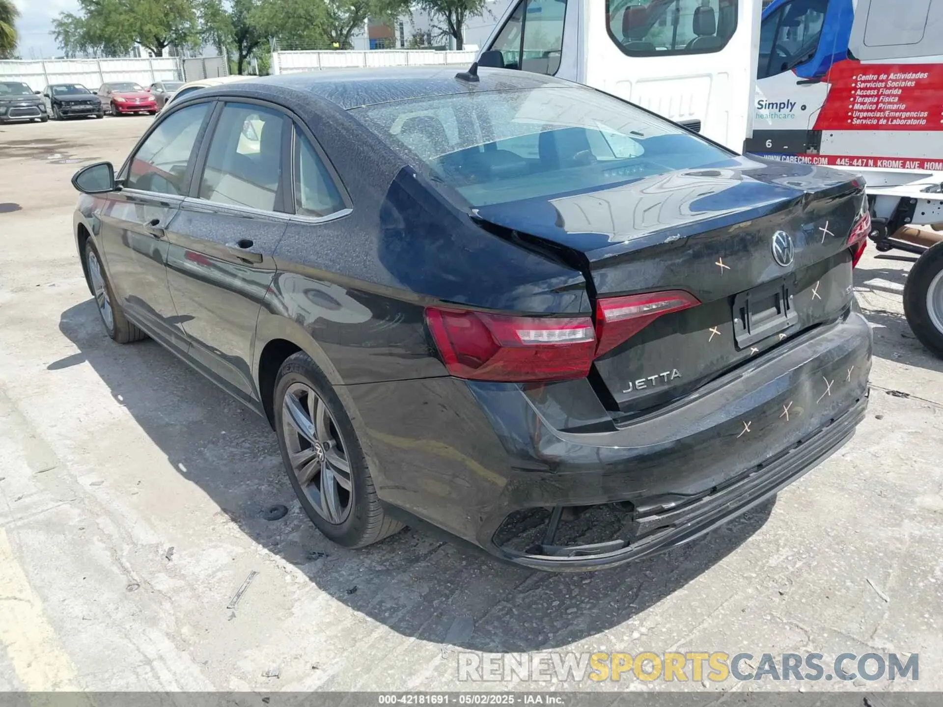 3 fotografías del automóvil dañado 3VWEM7BU2RM026089 VOLKSWAGEN JETTA 2024