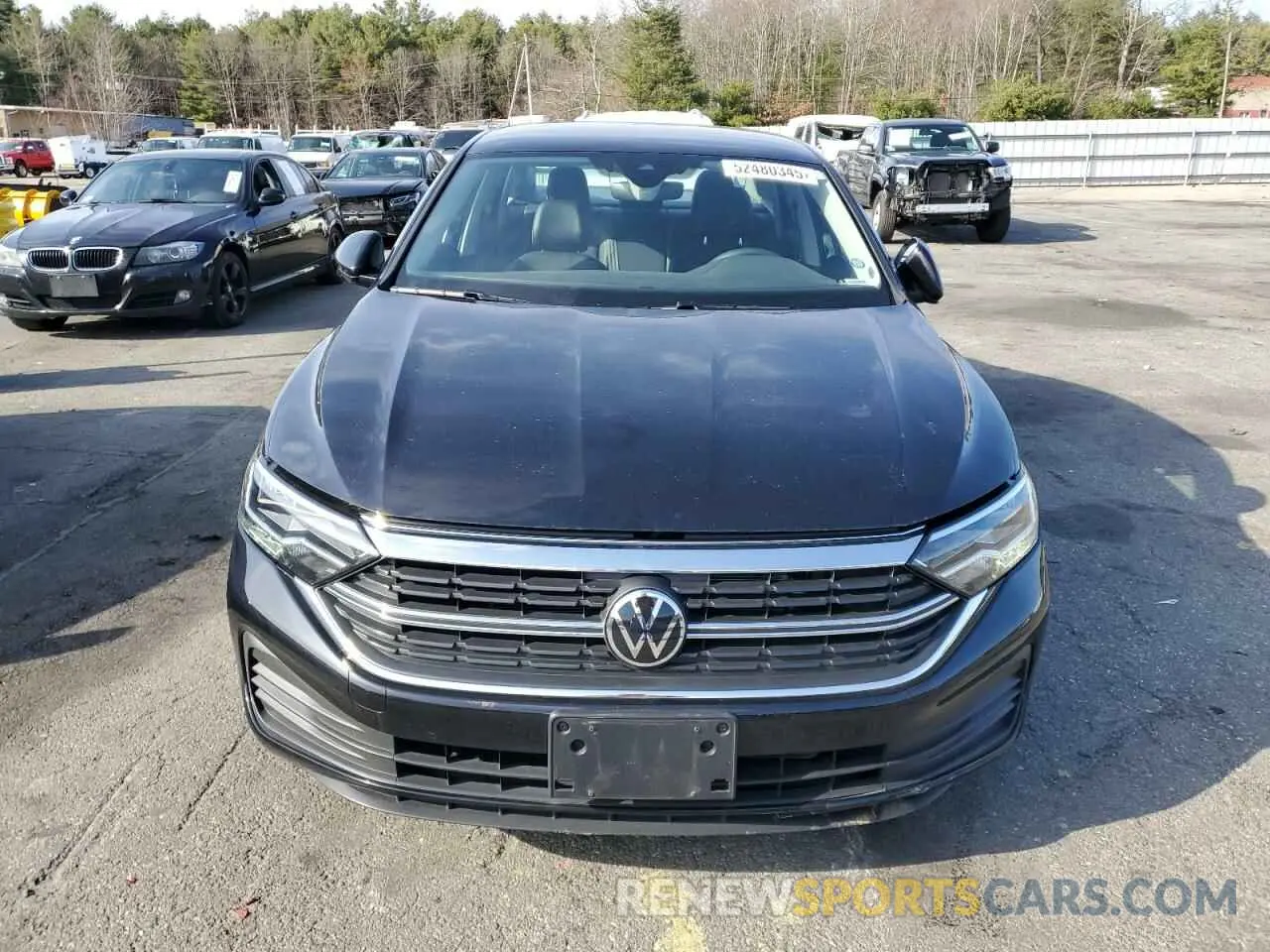 5 fotografías del automóvil dañado 3VWEM7BU3RM036078 VOLKSWAGEN JETTA 2024