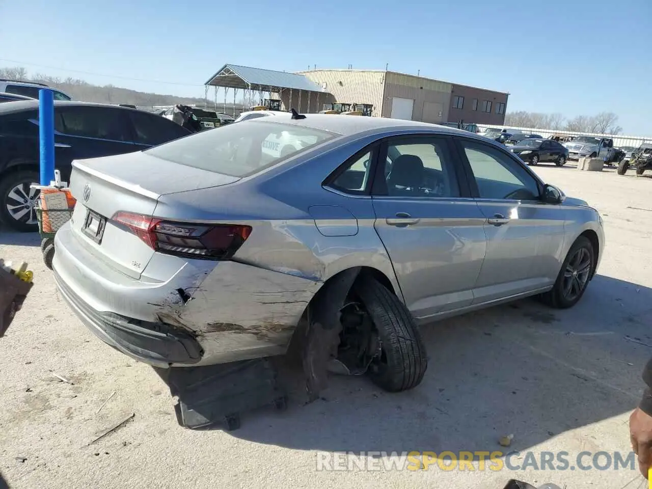 3 fotografías del automóvil dañado 3VWEM7BU3RM056752 VOLKSWAGEN JETTA 2024