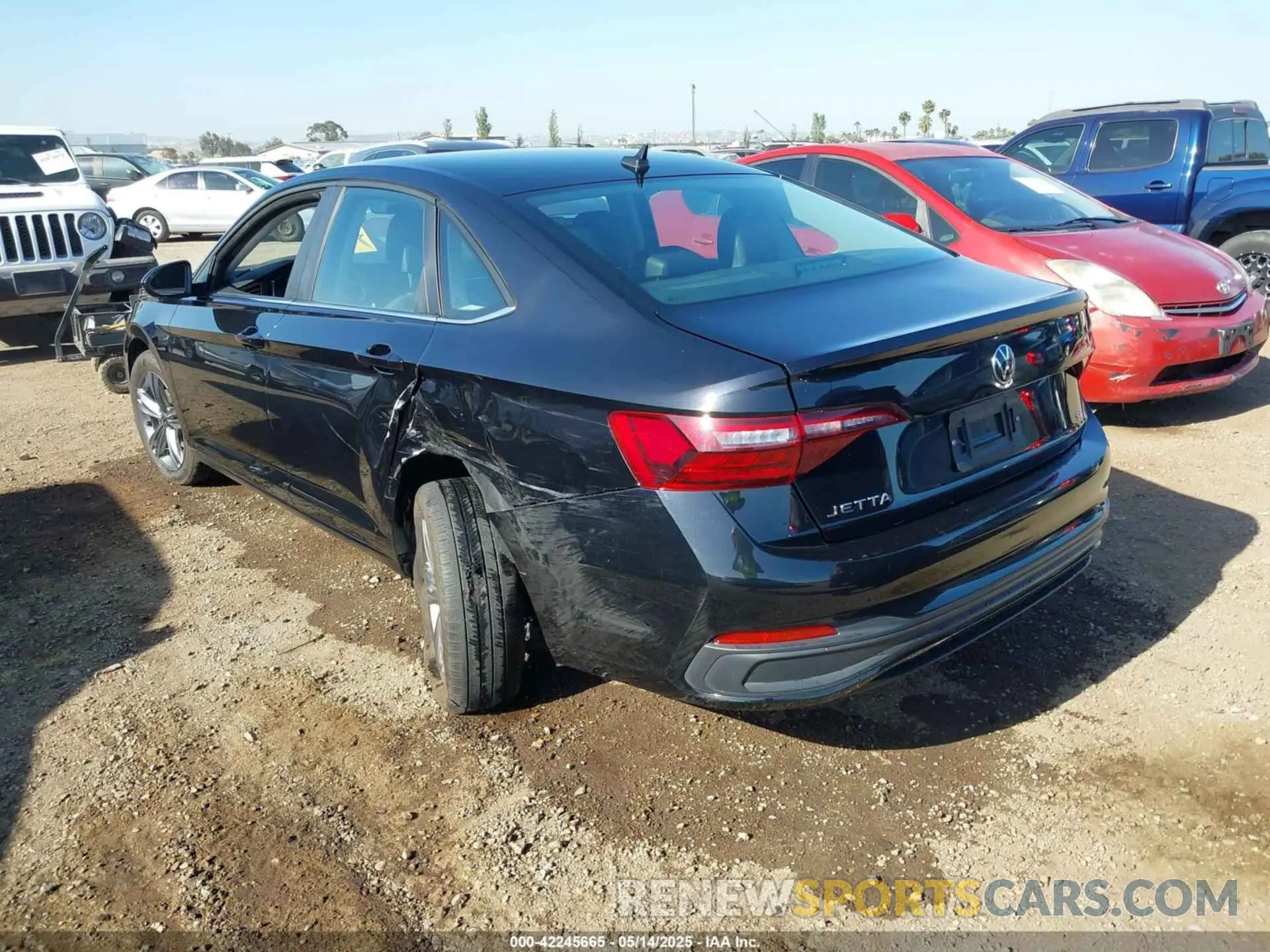 3 fotografías del automóvil dañado 3VWEM7BU5RM043257 VOLKSWAGEN JETTA 2024