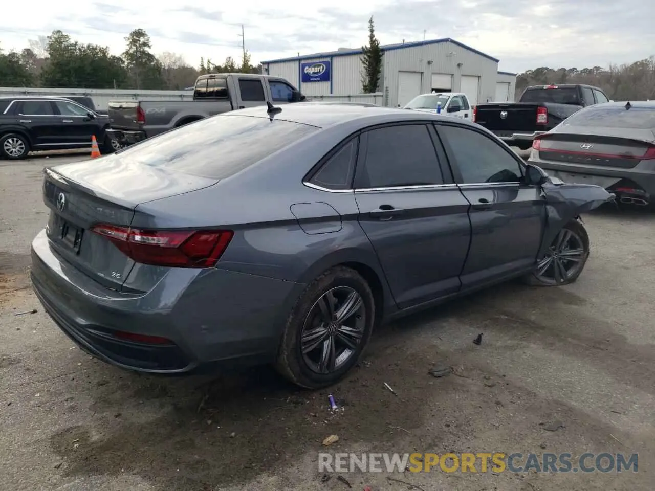 3 fotografías del automóvil dañado 3VWEM7BU5RM060950 VOLKSWAGEN JETTA 2024