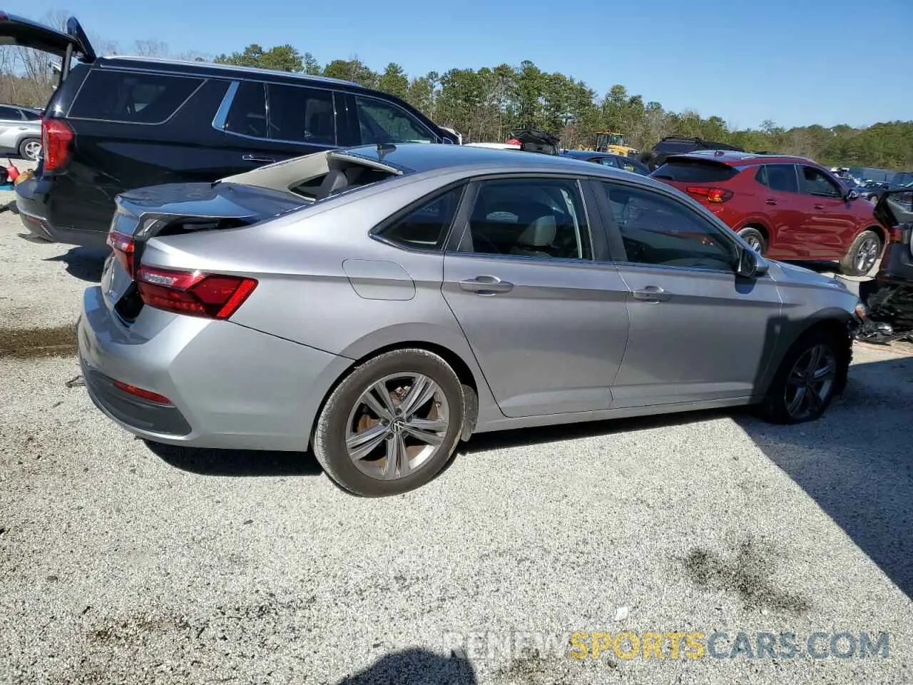 3 fotografías del automóvil dañado 3VWEM7BUXRM025658 VOLKSWAGEN JETTA 2024