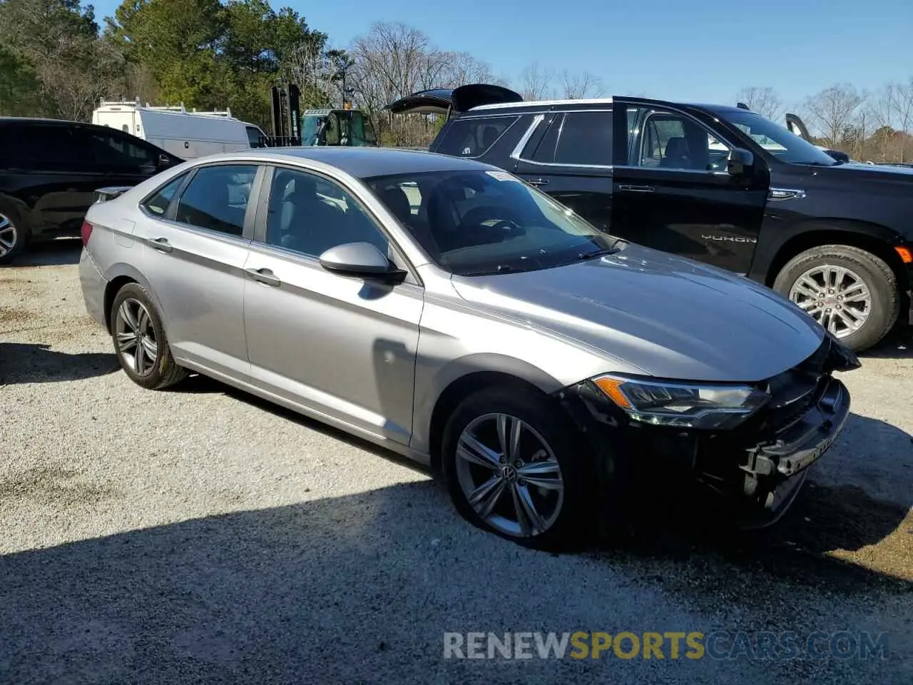 4 fotografías del automóvil dañado 3VWEM7BUXRM025658 VOLKSWAGEN JETTA 2024