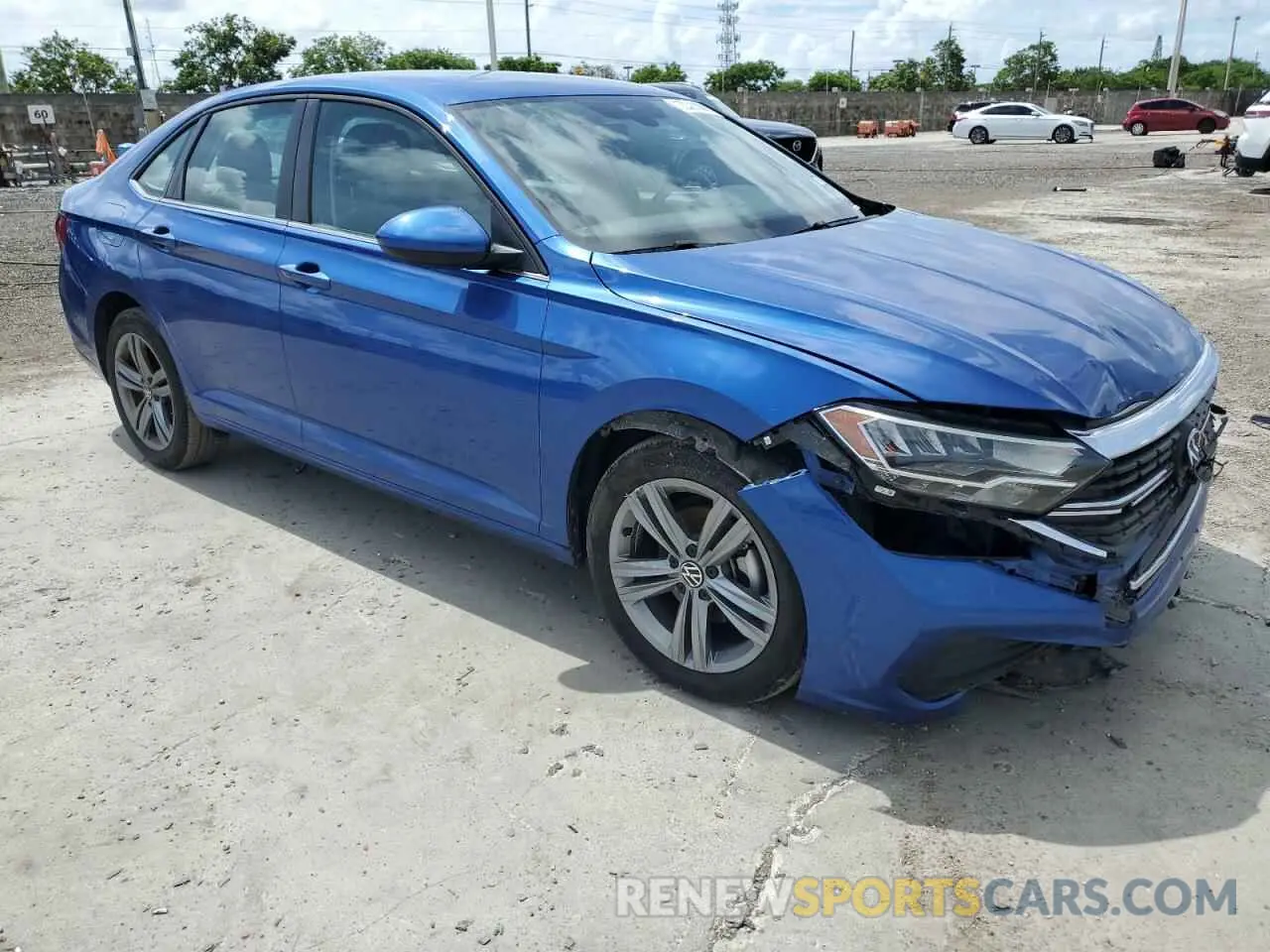 4 fotografías del automóvil dañado 3VWEM7BUXRM034215 VOLKSWAGEN JETTA 2024