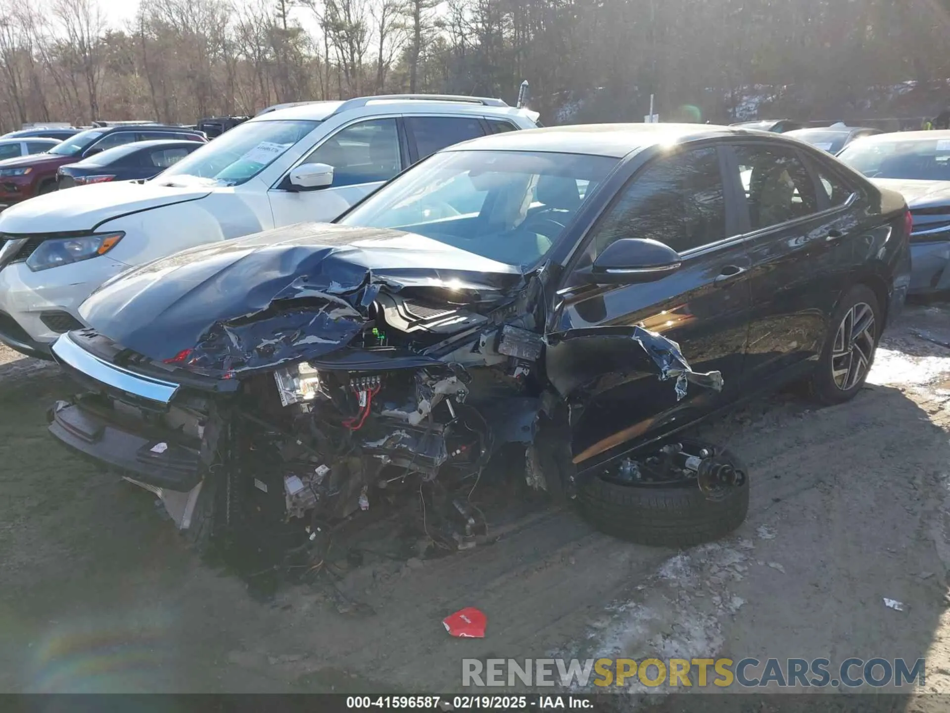 2 fotografías del automóvil dañado 3VWGM7BU6RM061002 VOLKSWAGEN JETTA 2024