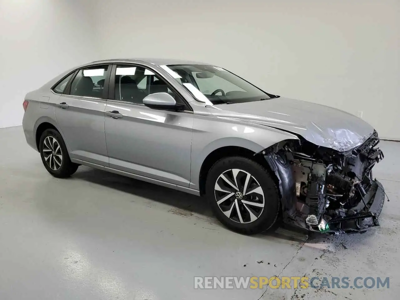 4 fotografías del automóvil dañado 3VW5X7BU1SM022631 VOLKSWAGEN JETTA 2025